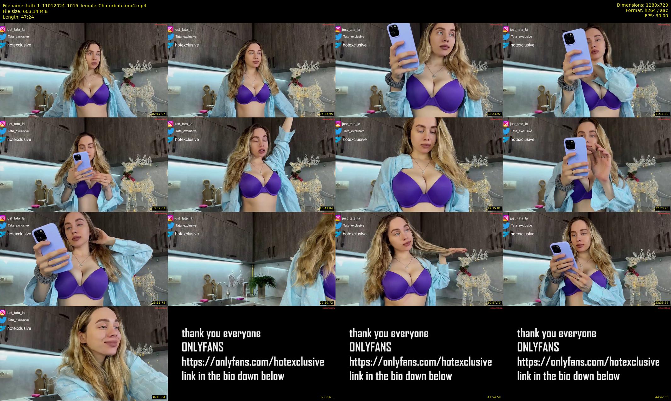 tatti_1 — 48 minute Chaturbate female cam show recording, 720p, Jan 11, 2024