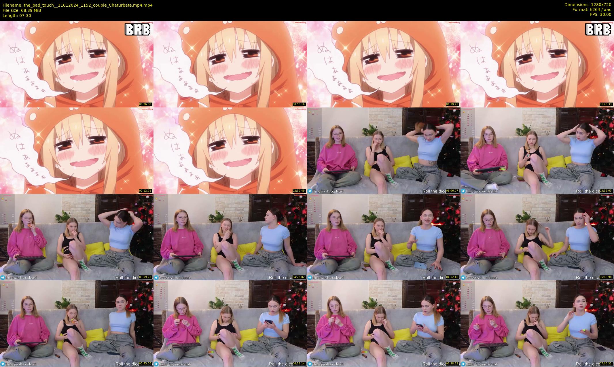 the_bad_touch_ — 8 minute Chaturbate couple cam show recording, 720p, Jan 11, 2024