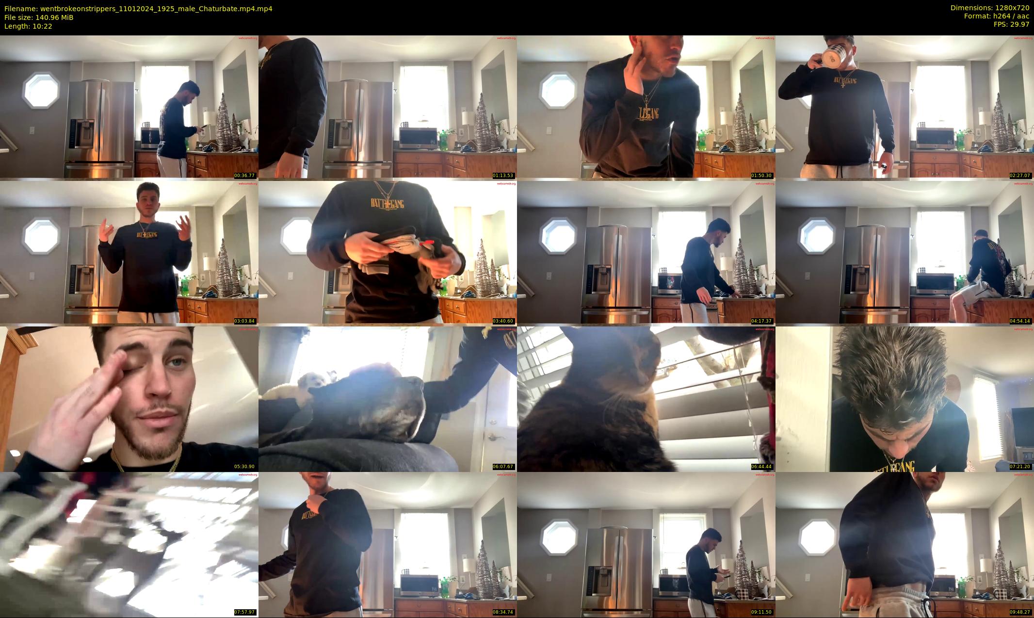 wentbrokeonstrippers — 11 minute Chaturbate male cam show recording, 720p, Jan 11, 2024