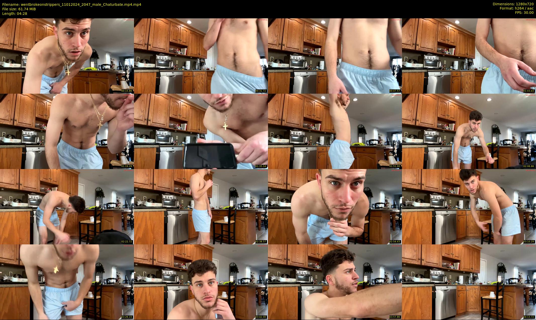 wentbrokeonstrippers — 5 minute Chaturbate male cam show recording, 720p, Jan 11, 2024