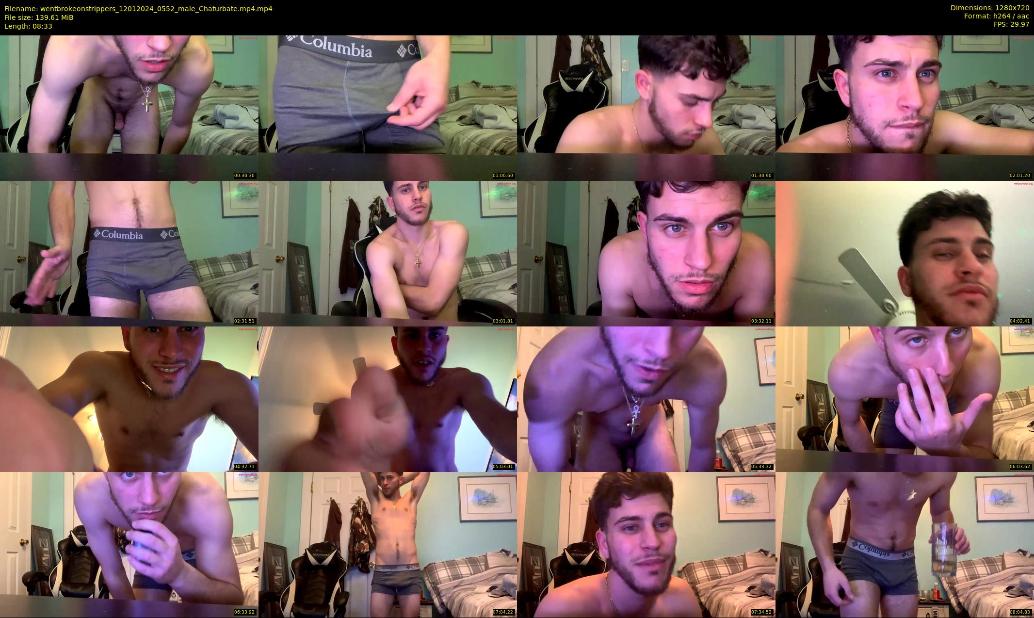wentbrokeonstrippers — 9 minute Chaturbate male cam show recording, 720p, Jan 12, 2024