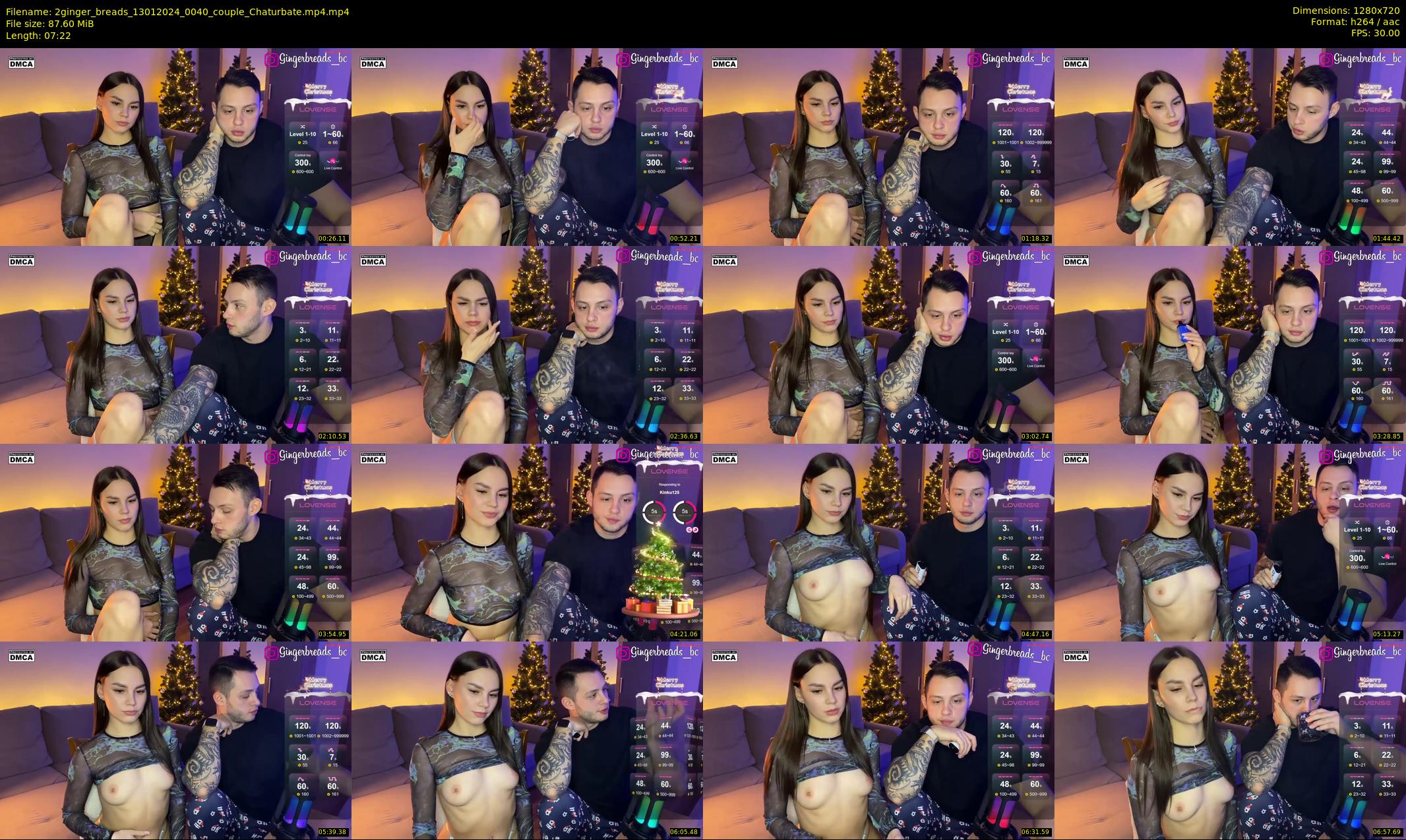 2ginger_breads — 8 minute Chaturbate couple cam show recording, 720p, Jan 13, 2024