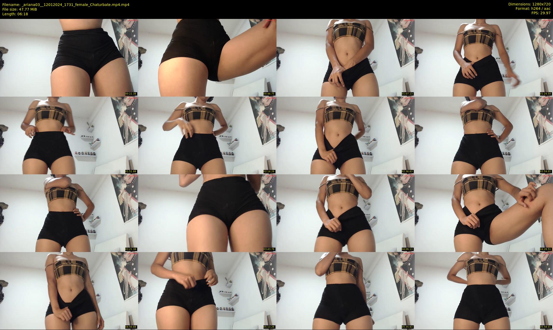 _ariana03_ — 7 minute Chaturbate female cam show recording, 720p, Jan 12, 2024