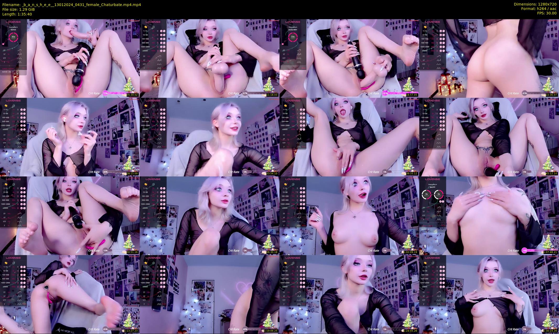 _b_a_n_s_h_e_e_ — 96 minute Chaturbate female cam show recording, 720p, Jan 13, 2024