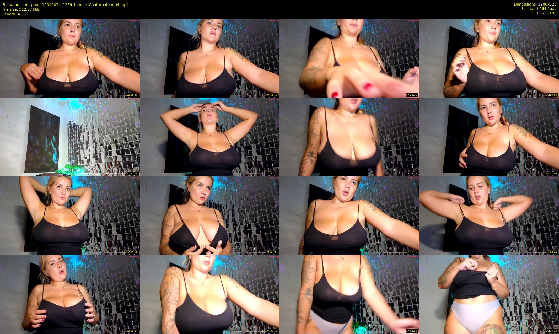 _morpho_ — 42 minute Chaturbate female cam show recording, 720p, Jan 12, 2024