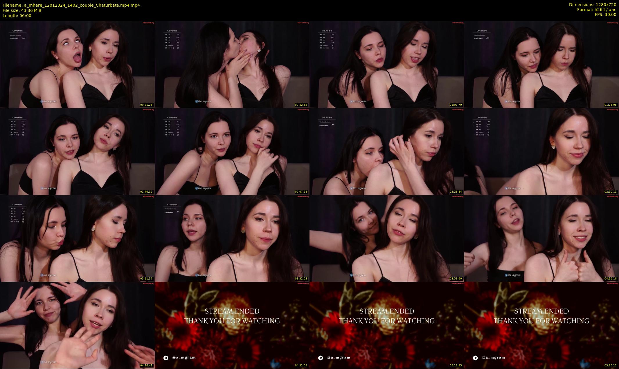 a_mhere — 6 minute Chaturbate couple cam show recording, 720p, Jan 12, 2024
