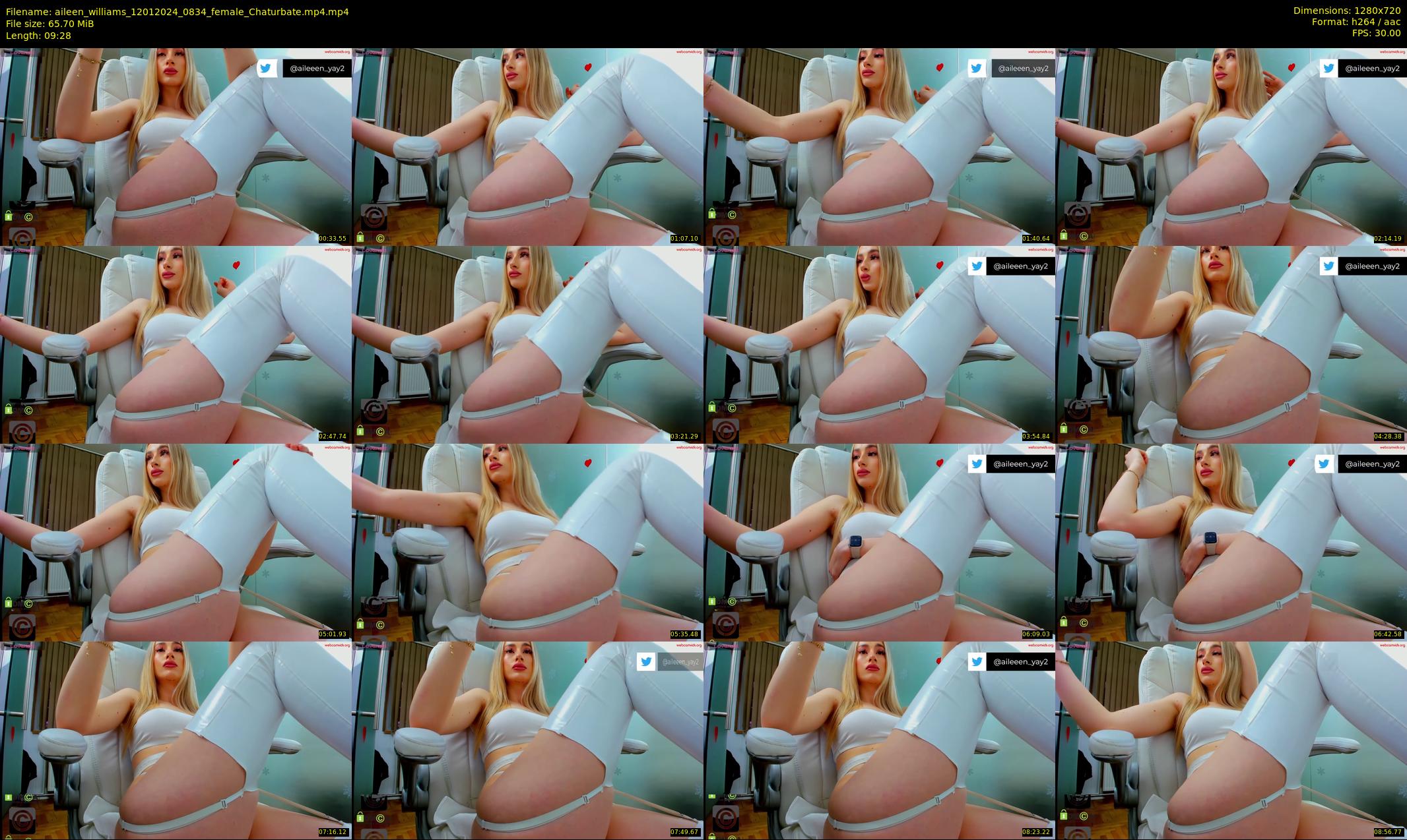 aileen_williams — 10 minute Chaturbate female cam show recording, 720p, Jan 12, 2024