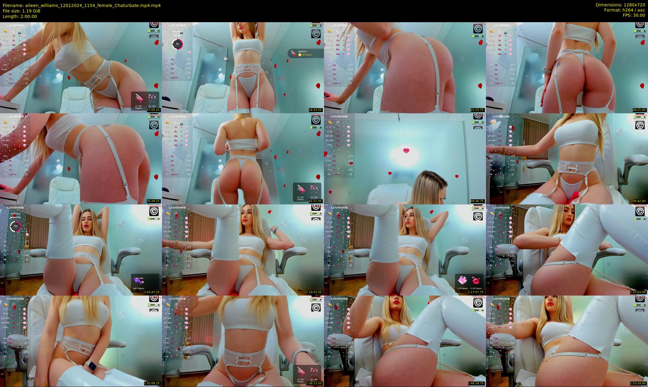 aileen_williams — 120 minute Chaturbate female cam show recording, 720p, Jan 12, 2024