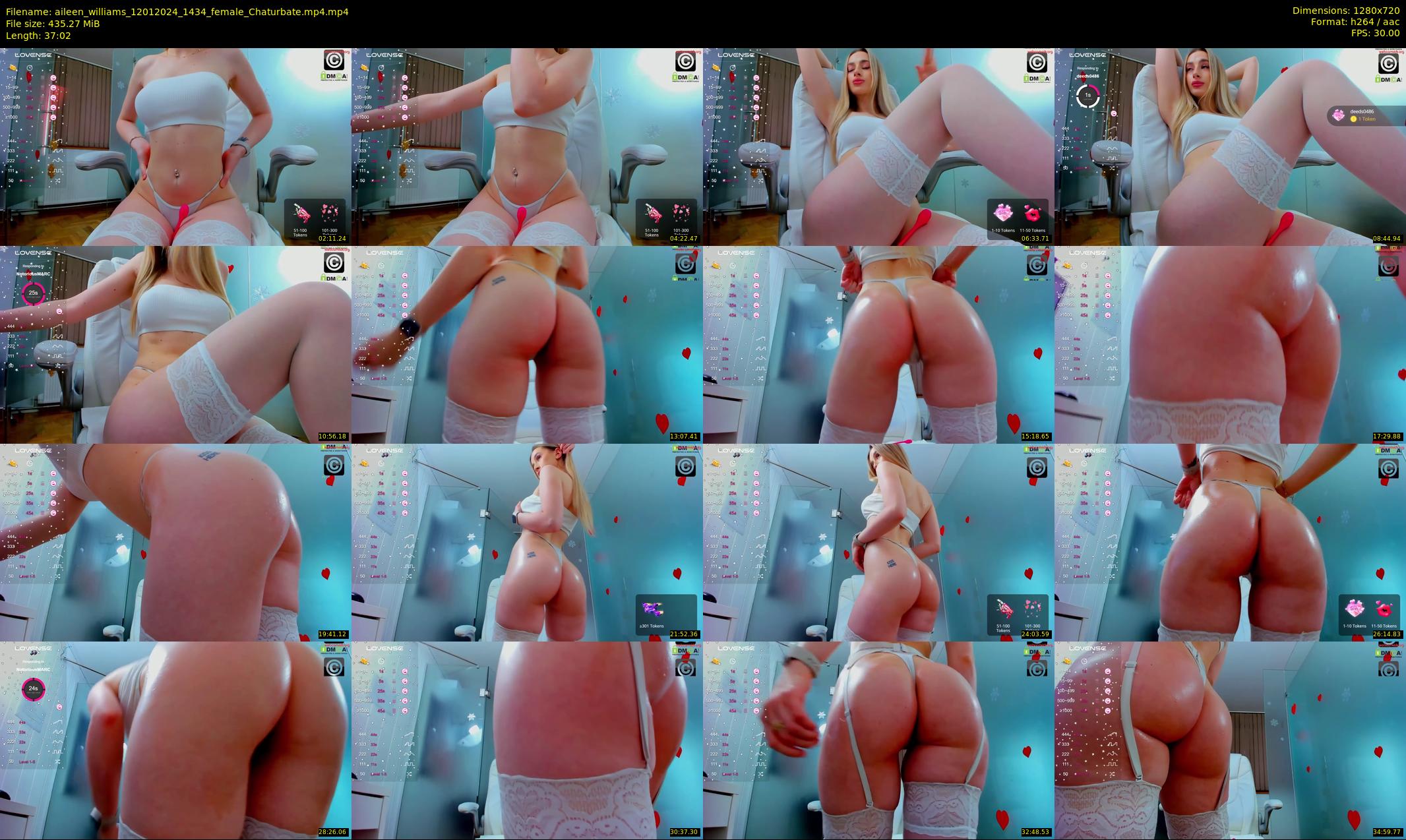 aileen_williams — 38 minute Chaturbate female cam show recording, 720p, Jan 12, 2024