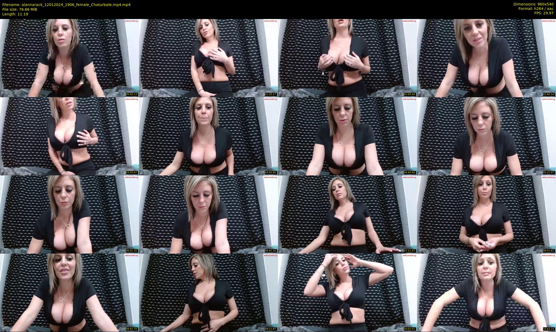 alannarack — 12 minute Chaturbate female cam show recording, 480p, Jan 12, 2024
