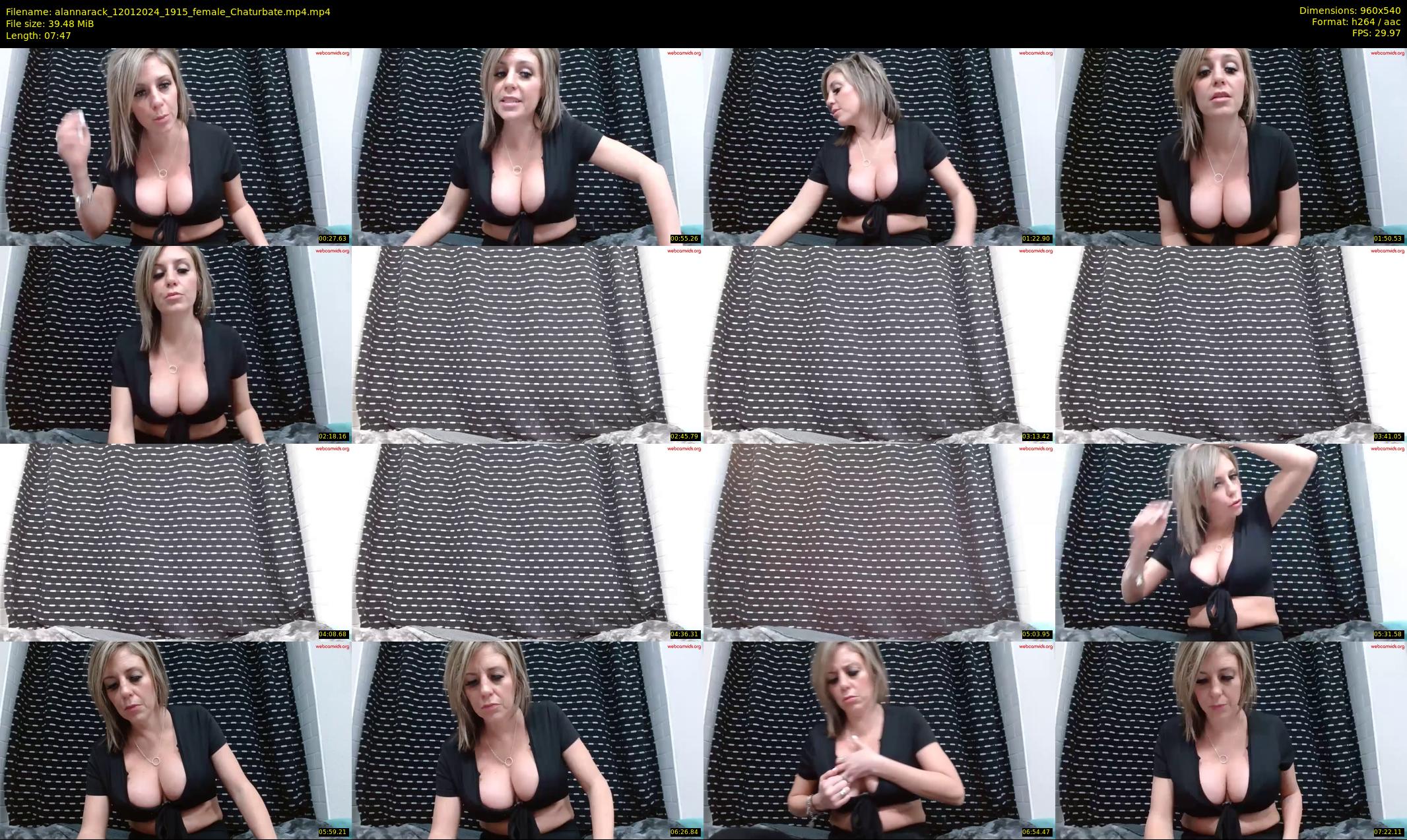 alannarack — 8 minute Chaturbate female cam show recording, 480p, Jan 12, 2024
