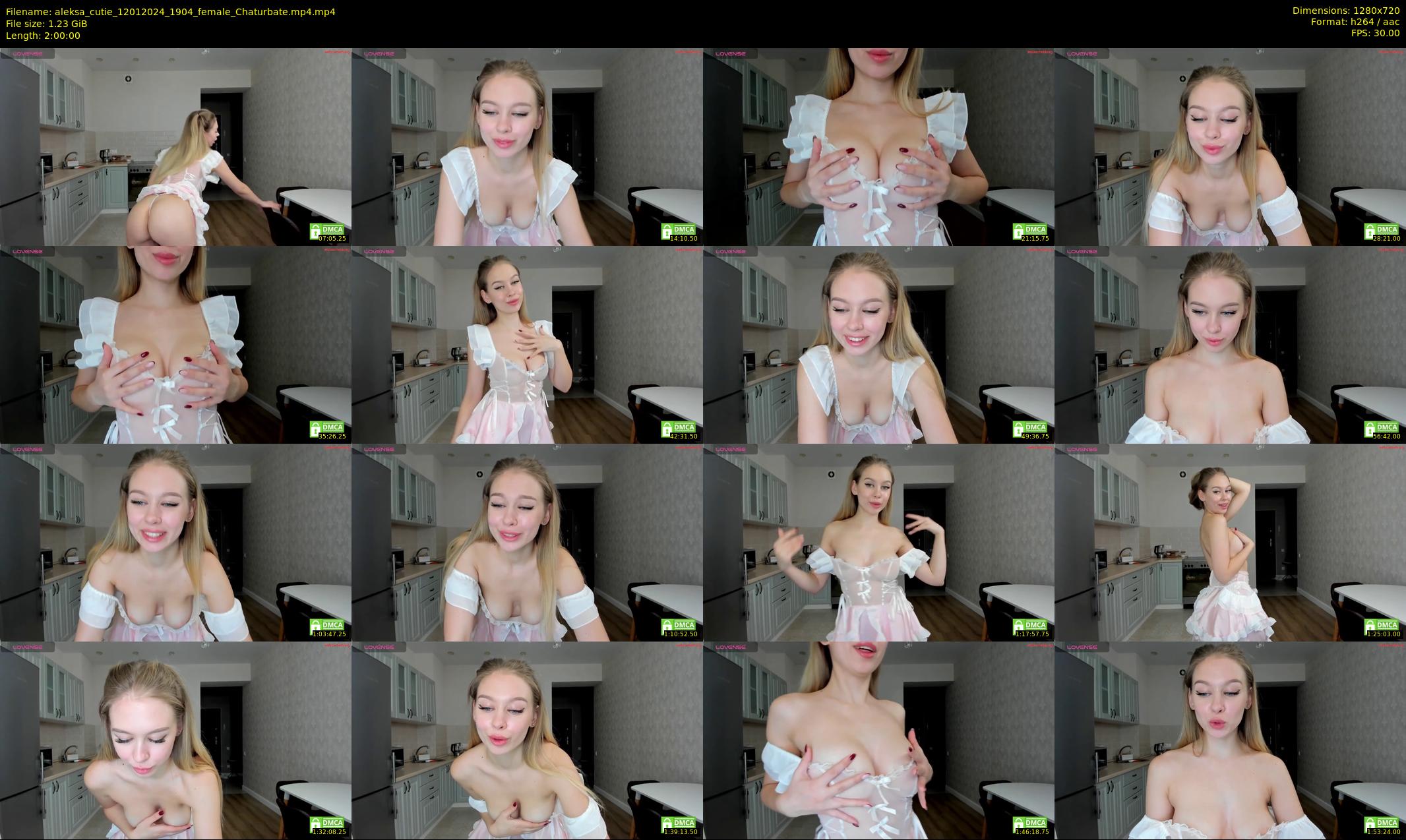 aleksa_cutie — 120 minute Chaturbate female cam show recording, 720p, Jan 12, 2024