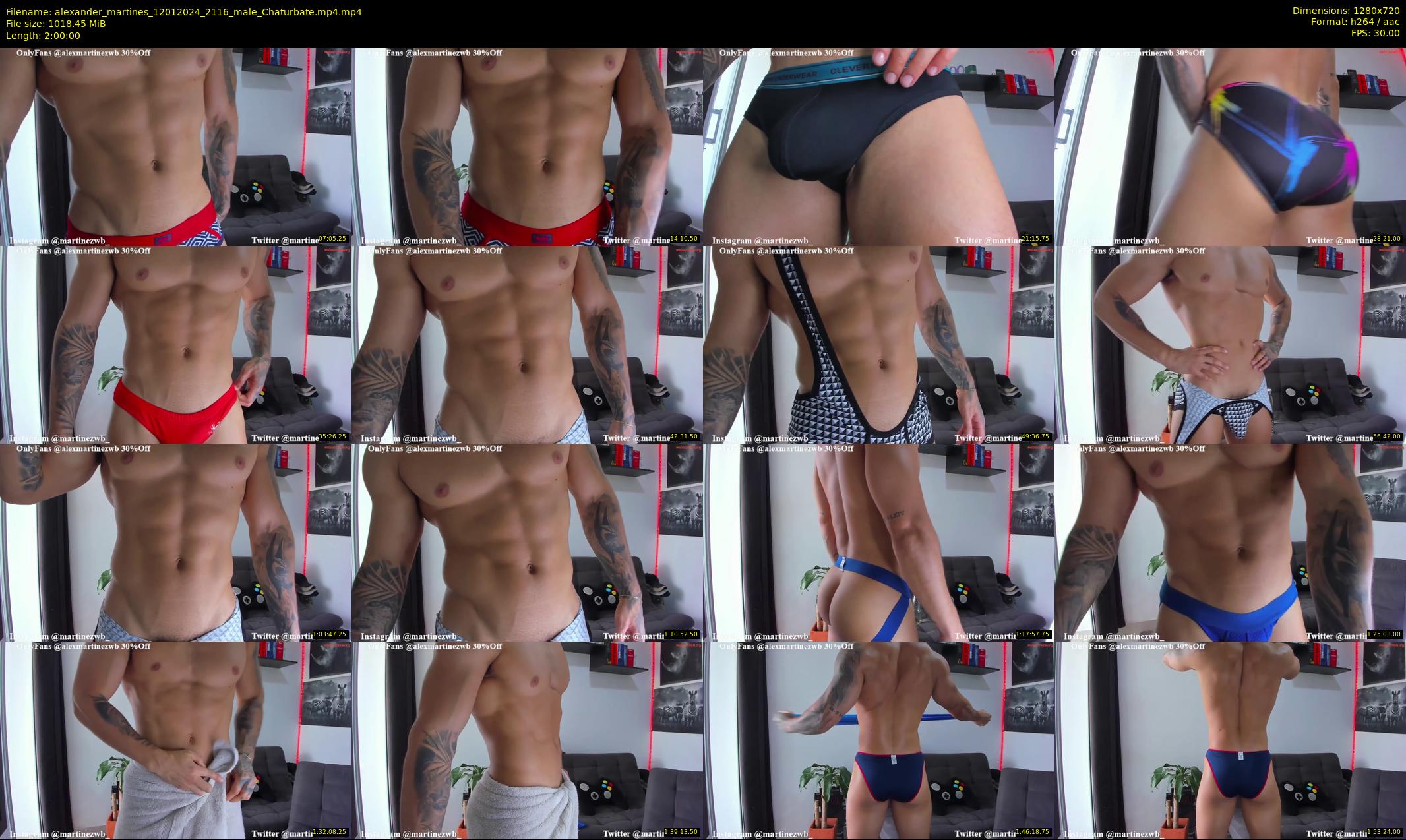 alexander_martines — 120 minute Chaturbate male cam show recording, 720p, Jan 12, 2024