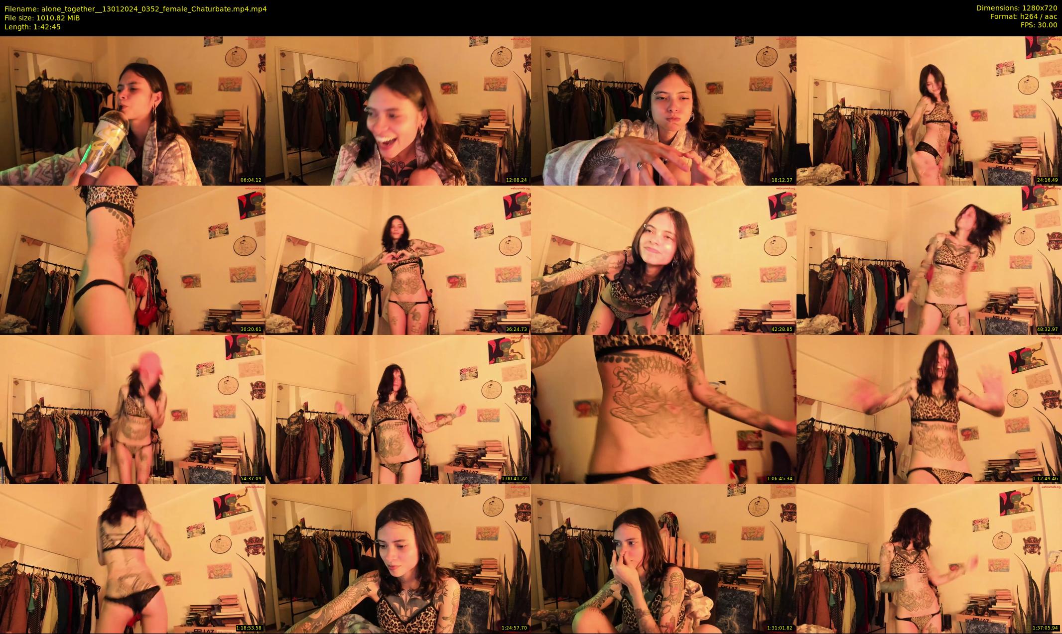 alone_together_ — 103 minute Chaturbate female cam show recording, 720p, Jan 13, 2024