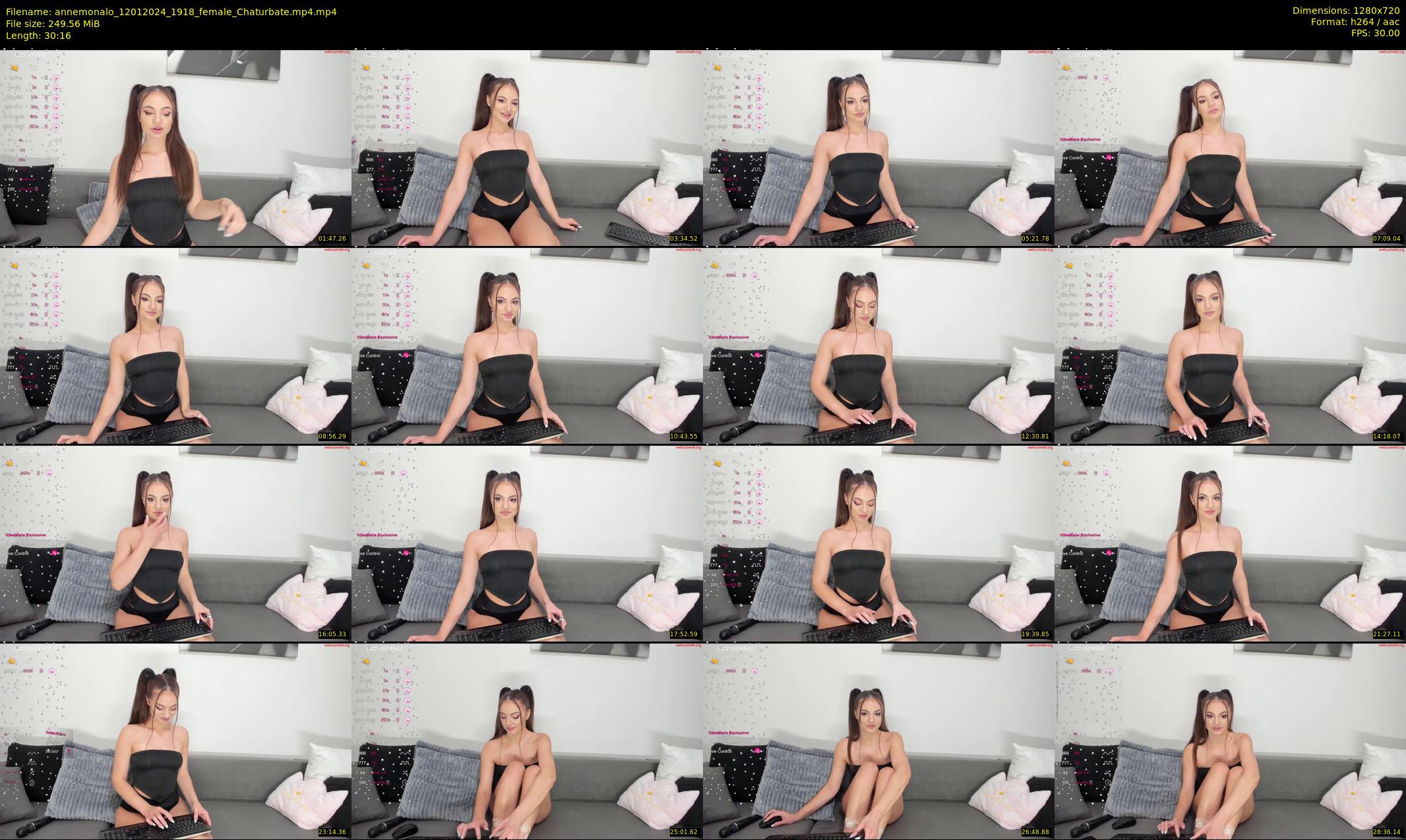 annemonalo — 31 minute Chaturbate female cam show recording, 720p, Jan 12, 2024