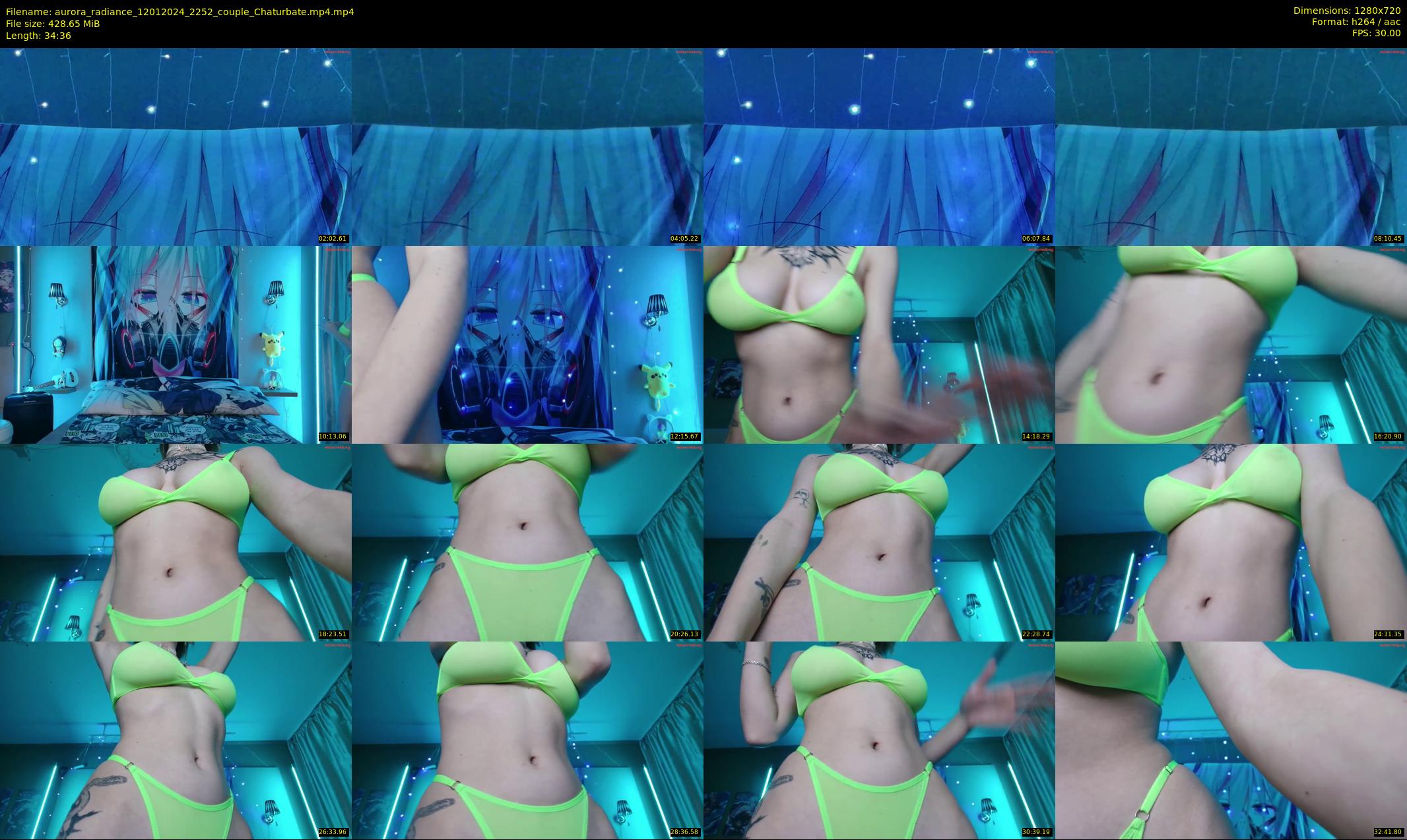 aurora_radiance — 35 minute Chaturbate couple cam show recording, 720p, Jan 12, 2024