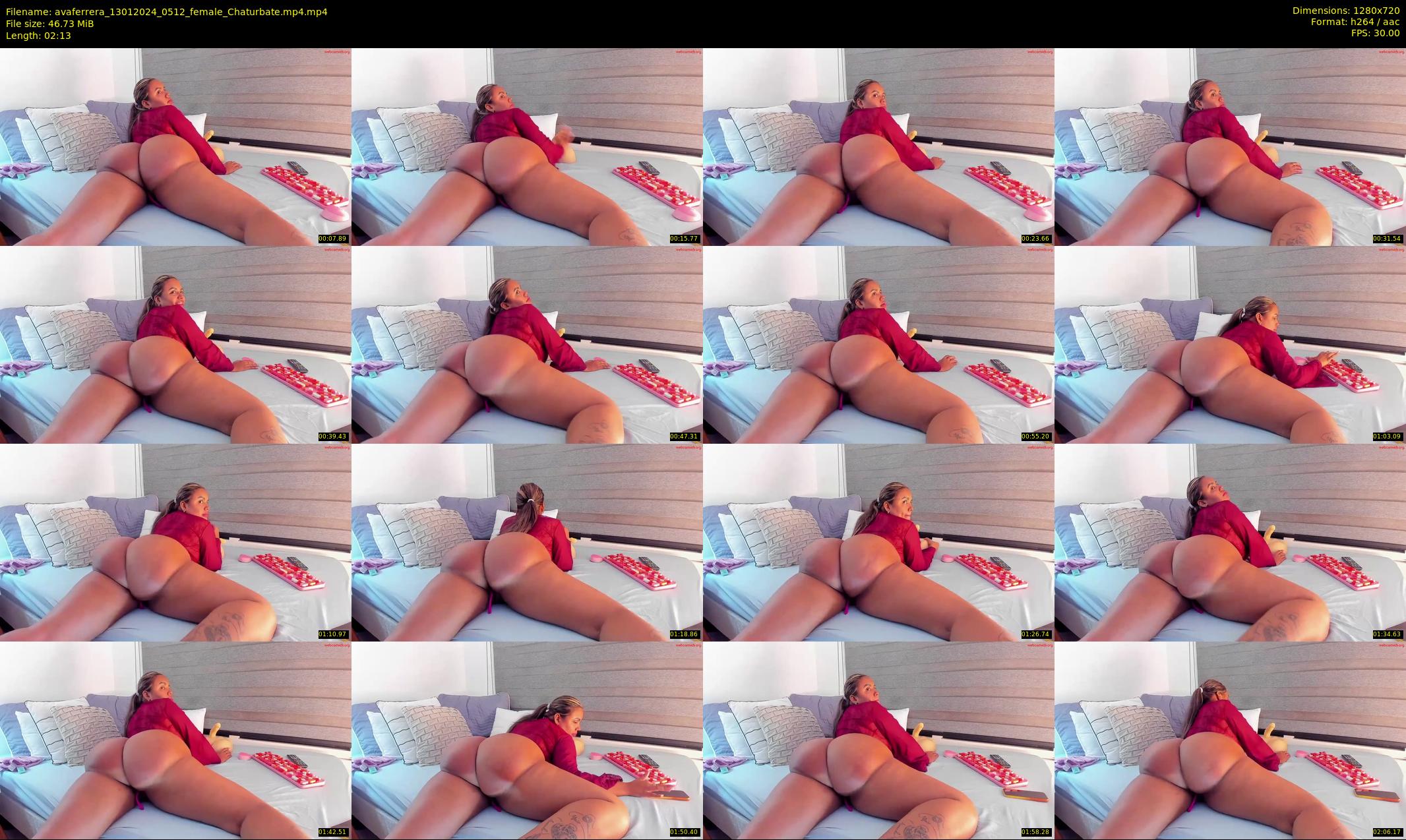 avaferrera — 3 minute Chaturbate female cam show recording, 720p, Jan 13, 2024
