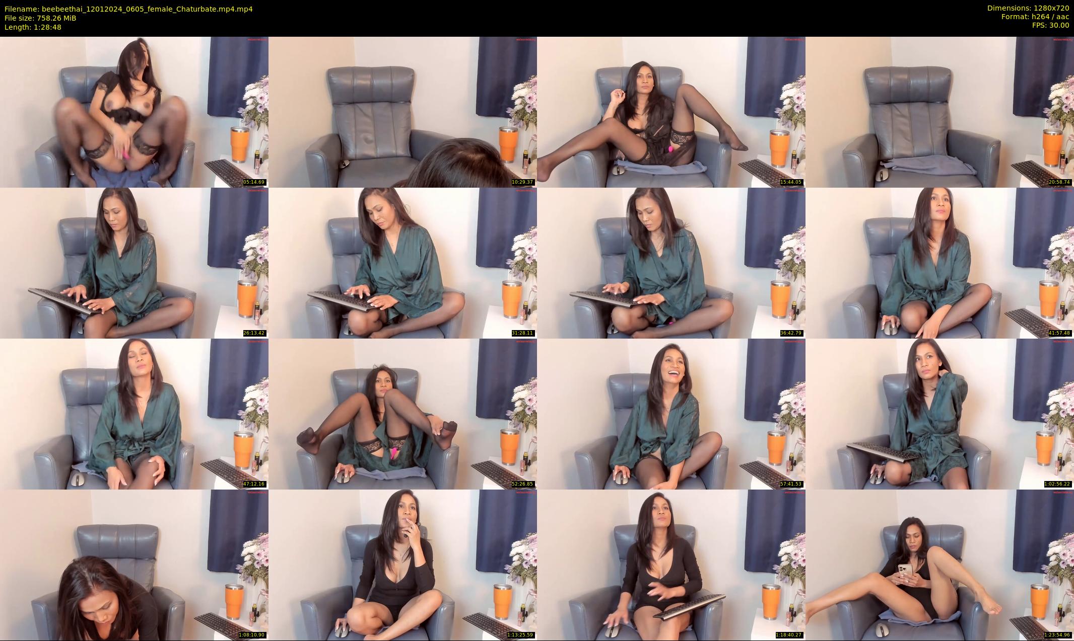 beebeethai — 89 minute Chaturbate female cam show recording, 720p, Jan 12, 2024
