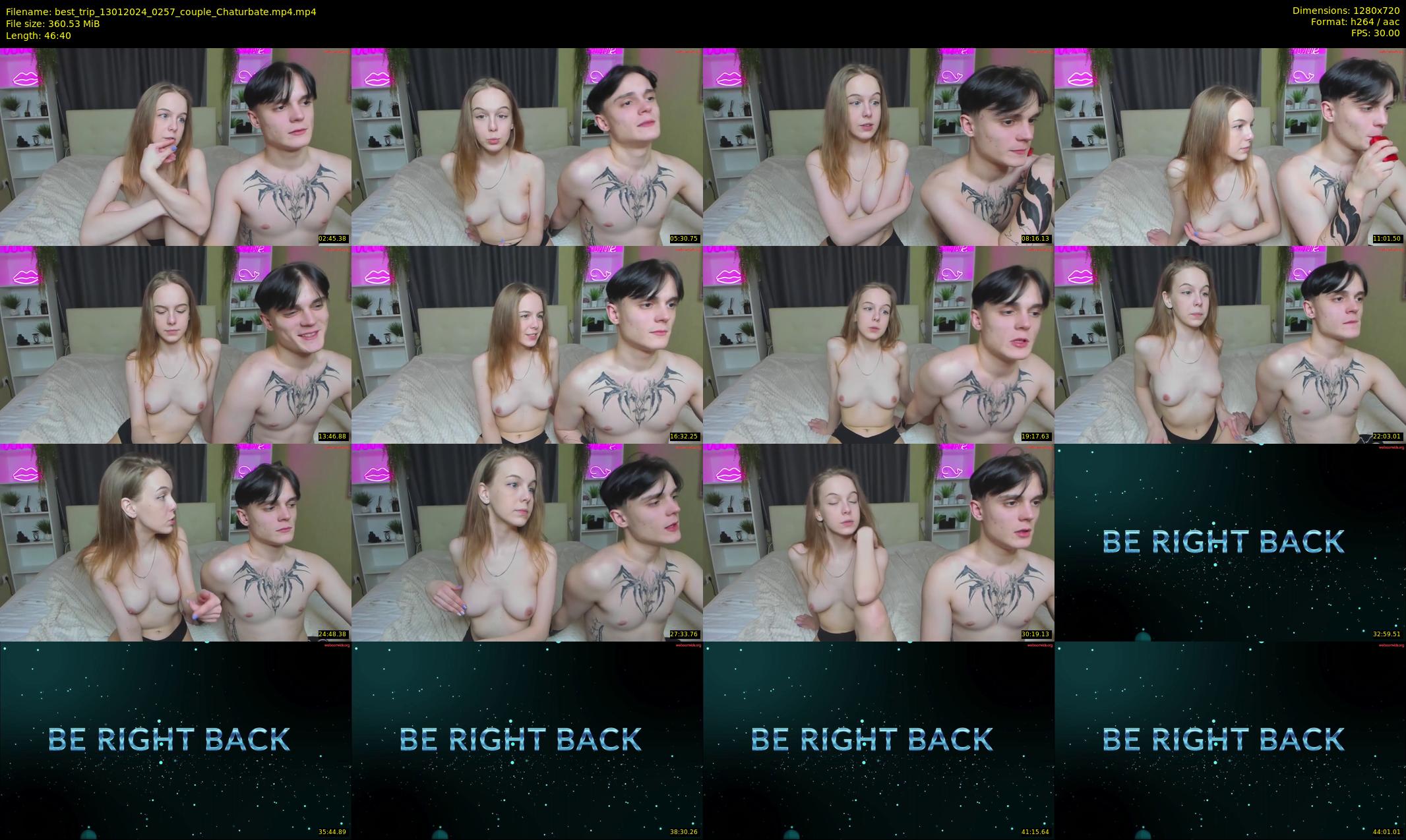 best_trip — 47 minute Chaturbate couple cam show recording, 720p, Jan 13, 2024