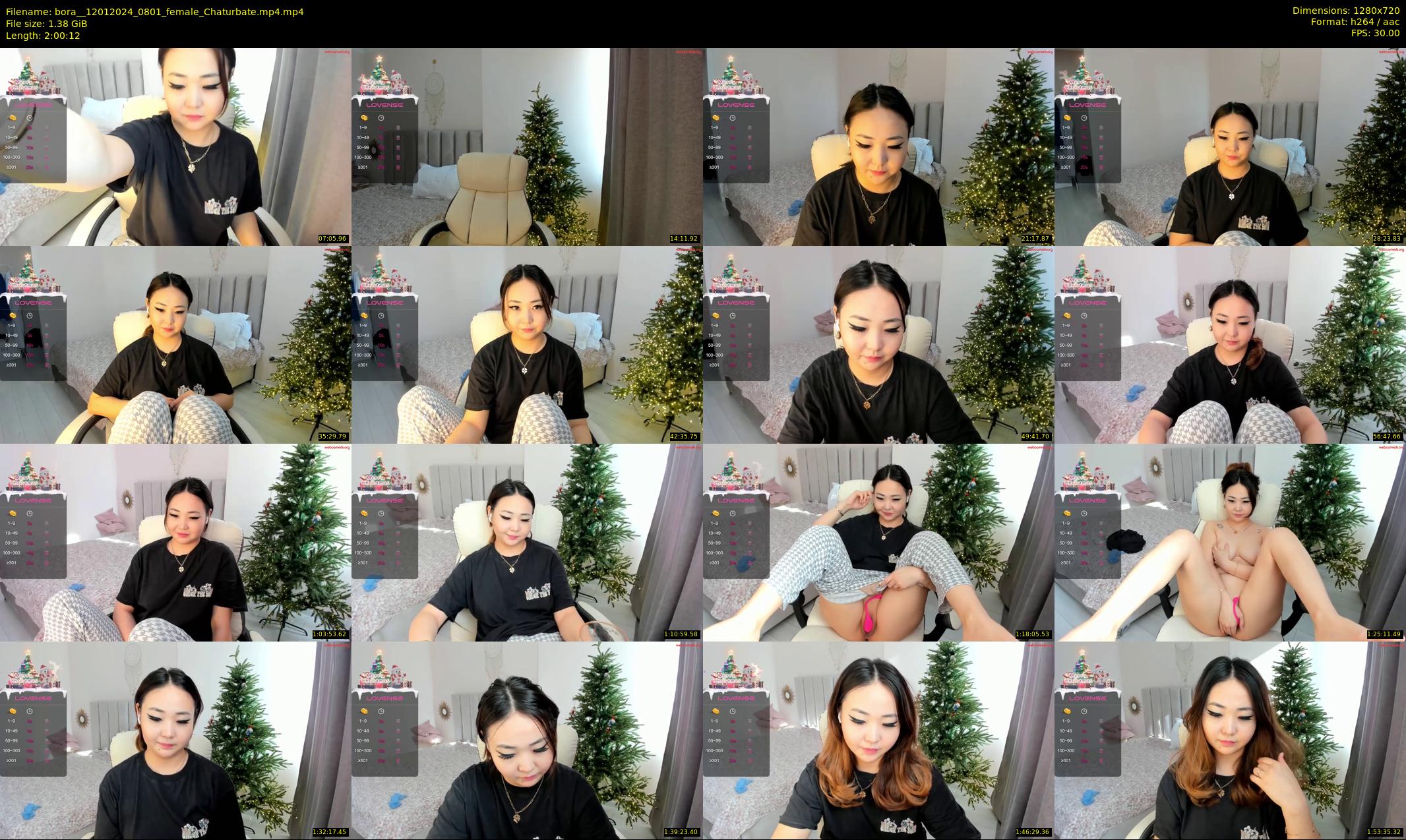 bora_ — 121 minute Chaturbate female cam show recording, 720p, Jan 12, 2024