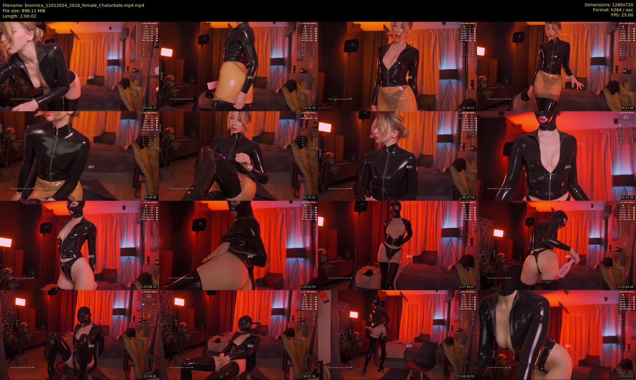 bronnica — 121 minute Chaturbate female cam show recording, 720p, Jan 12, 2024