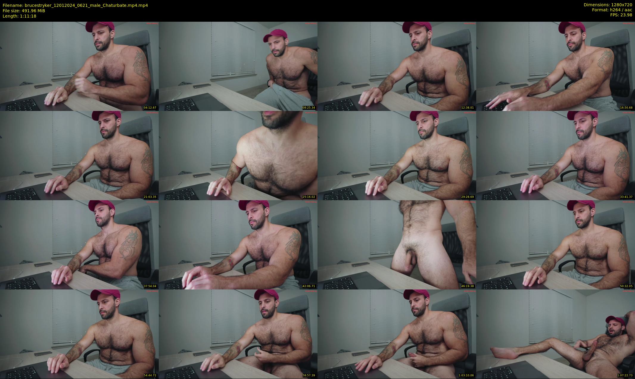 brucestryker — 72 minute Chaturbate male cam show recording, 720p, Jan 12, 2024