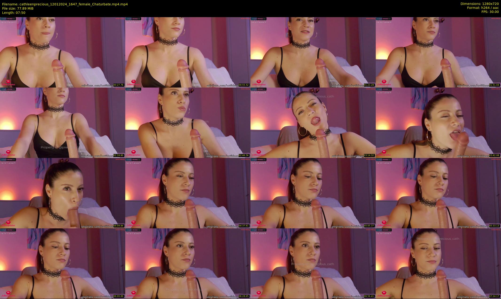 cathleenprecious — 8 minute Chaturbate female cam show recording, 720p, Jan 12, 2024