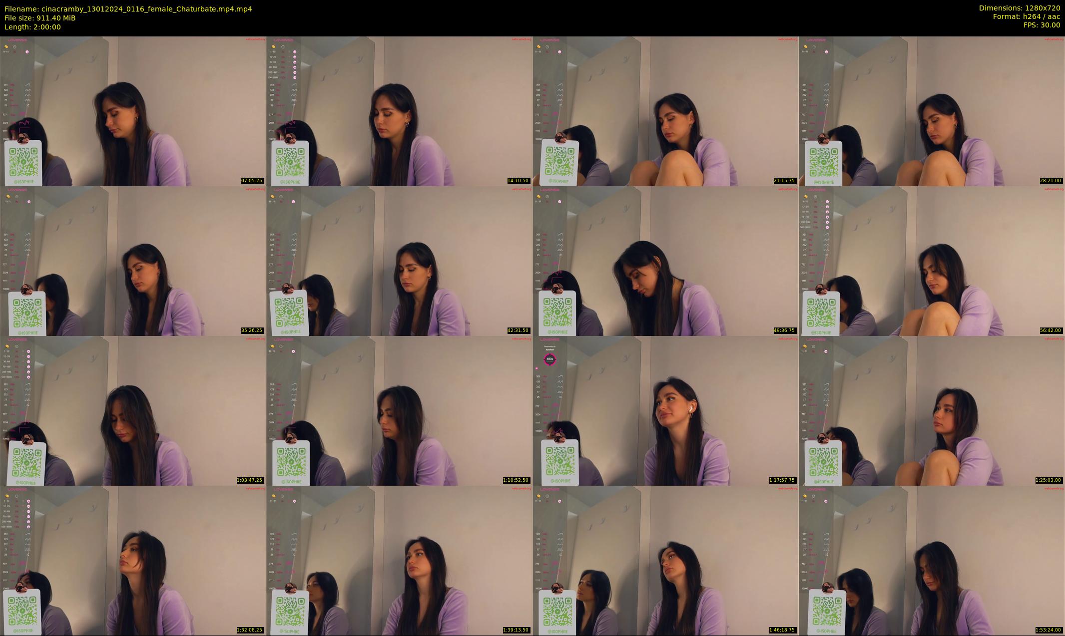 cinacramby — 120 minute Chaturbate female cam show recording, 720p, Jan 13, 2024