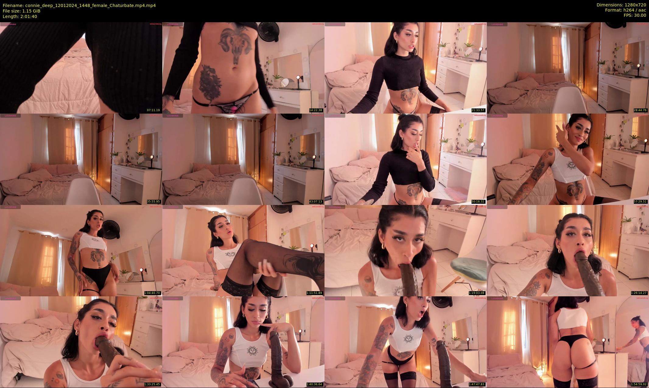 connie_deep — 122 minute Chaturbate female cam show recording, 720p, Jan 12, 2024