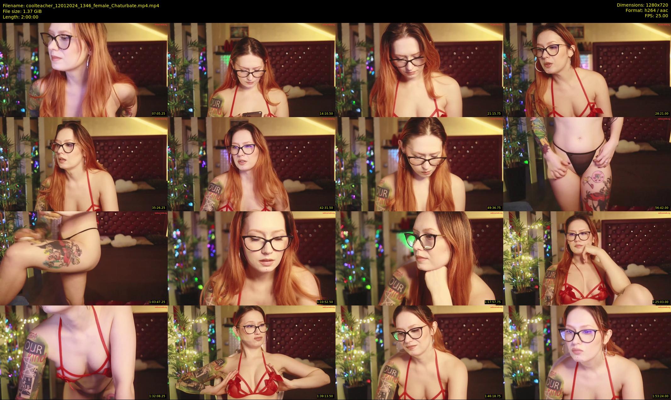 coolteacher — 120 minute Chaturbate female cam show recording, 720p, Jan 12, 2024