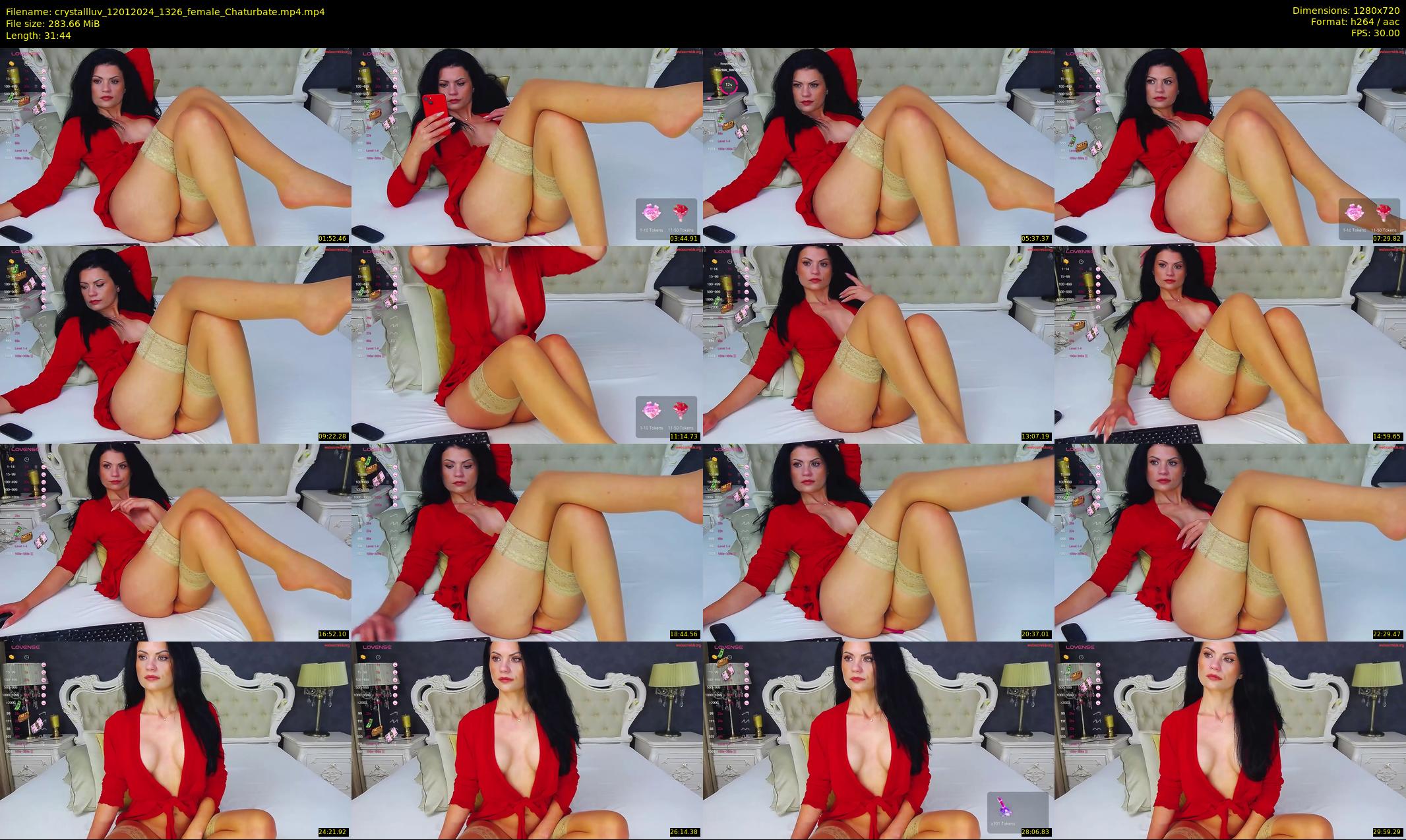 crystallluv — 32 minute Chaturbate female cam show recording, 720p, Jan 12, 2024