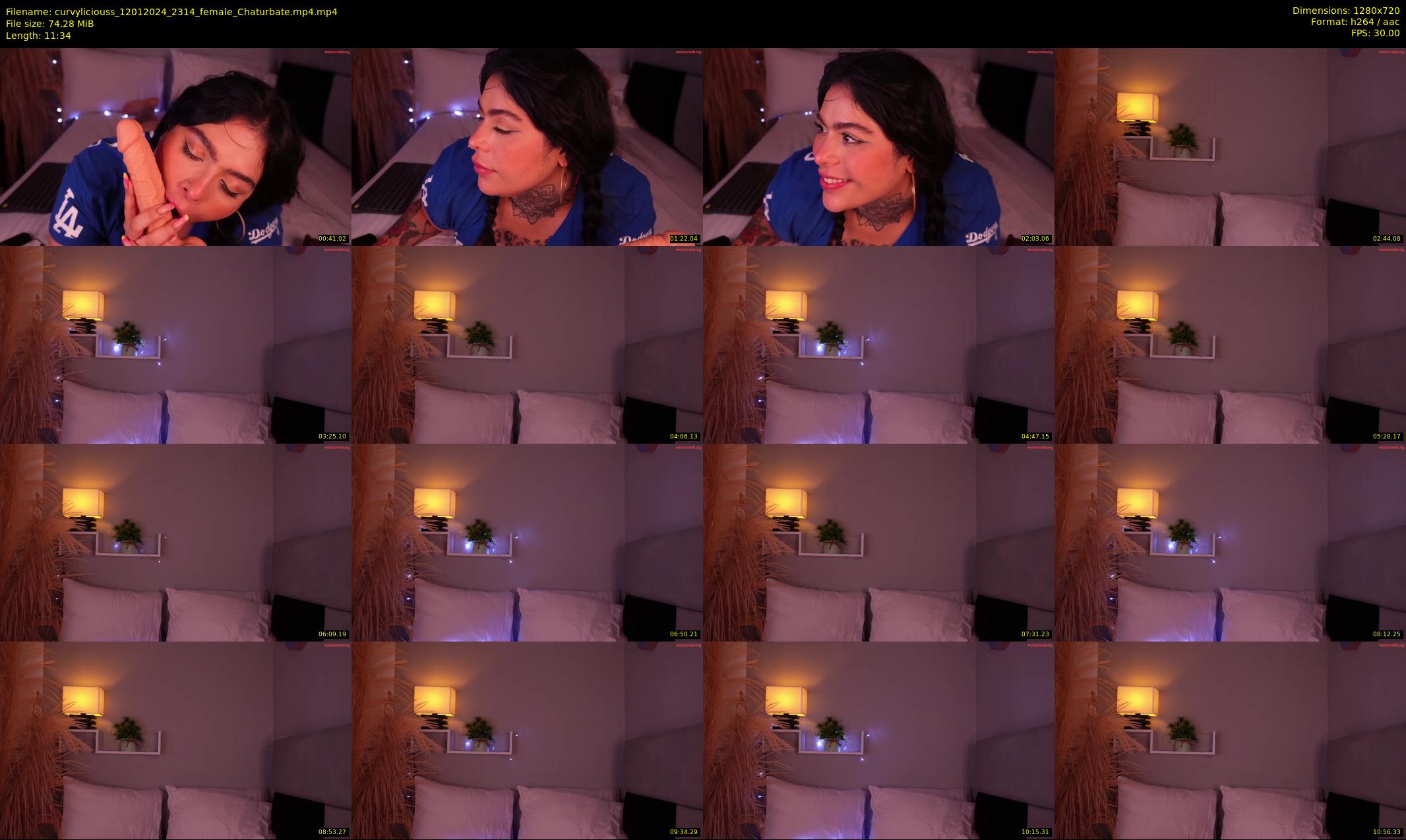curvyliciouss — 12 minute Chaturbate female cam show recording, 720p, Jan 12, 2024