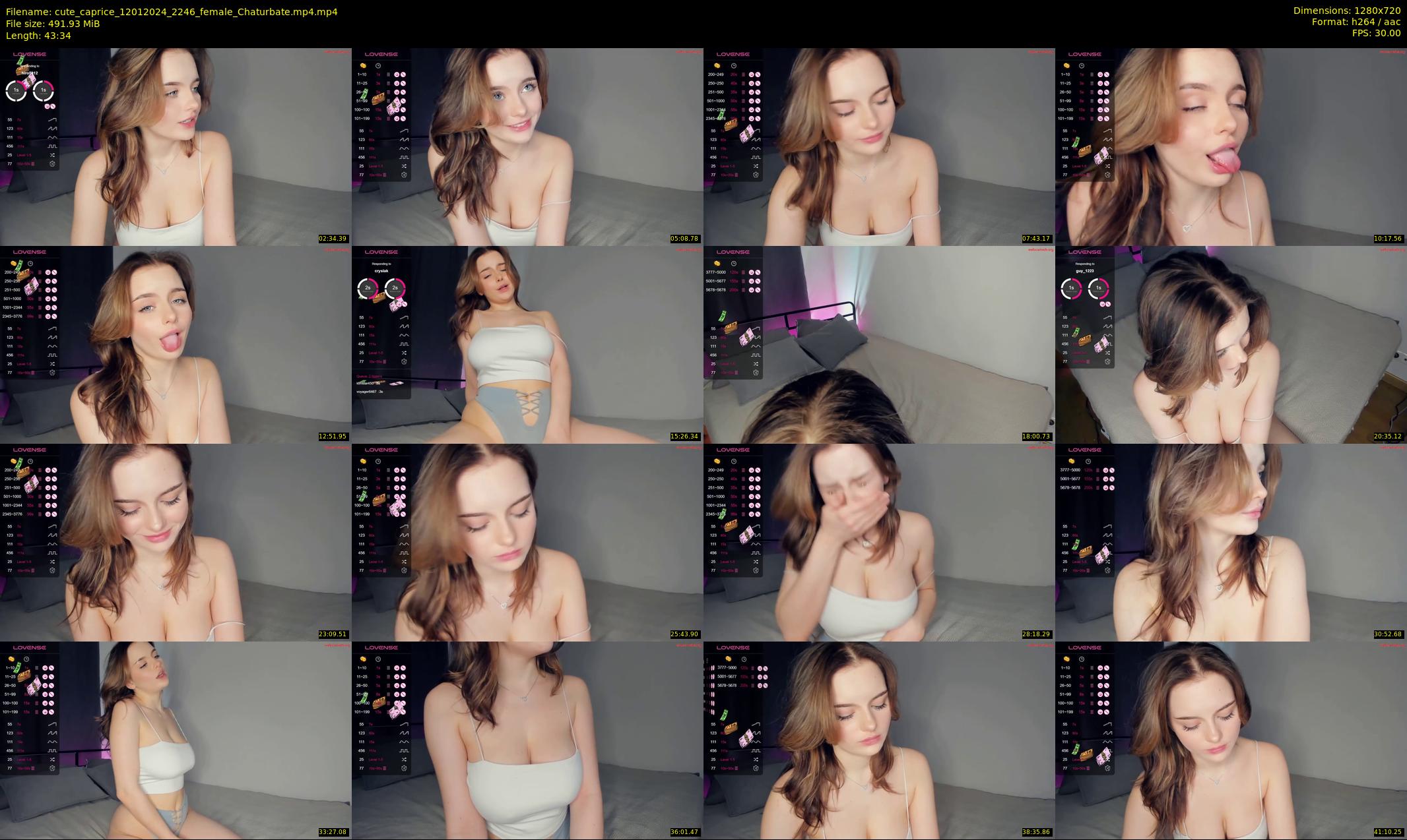 cute_caprice — 44 minute Chaturbate female cam show recording, 720p, Jan 12, 2024