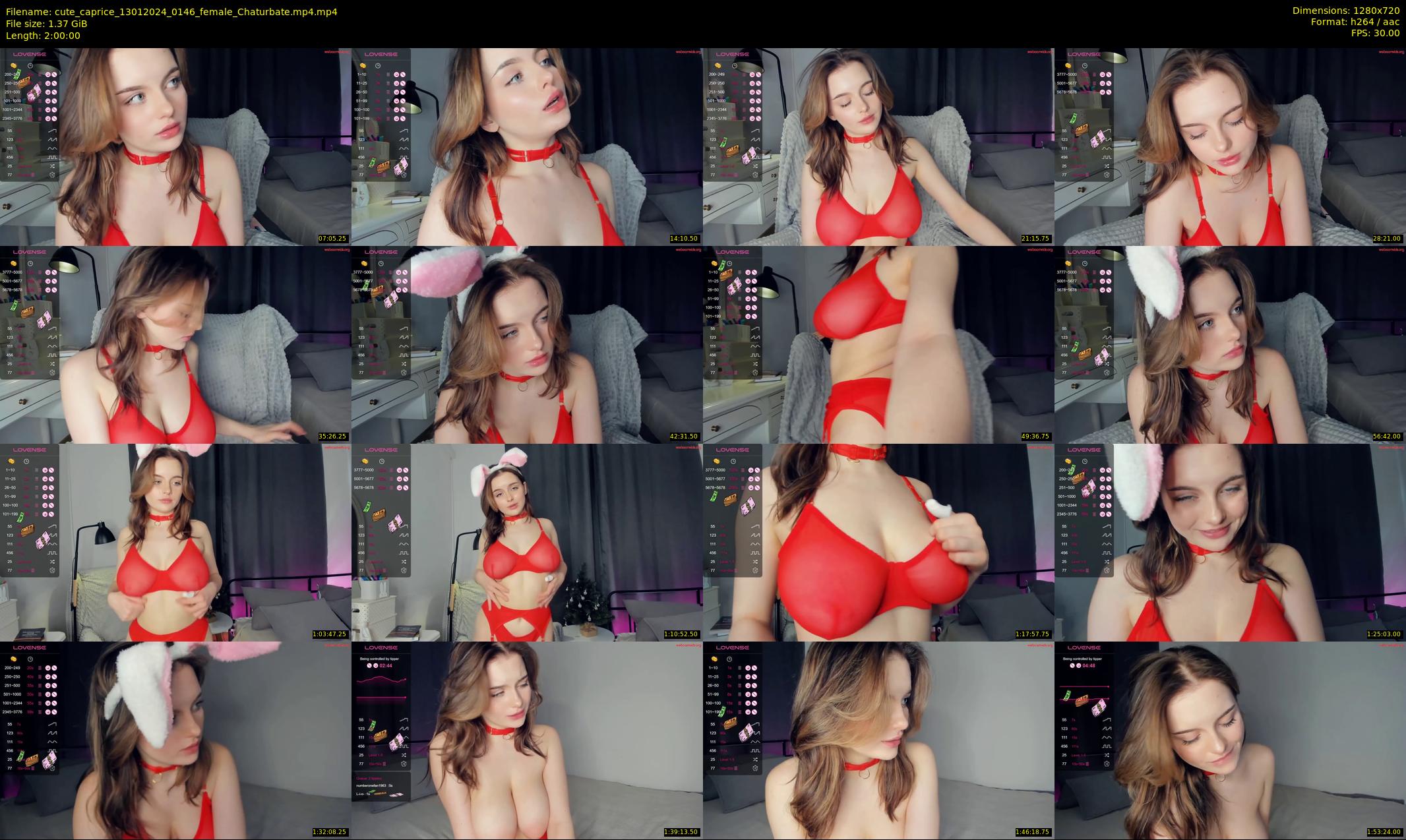 cute_caprice — 120 minute Chaturbate female cam show recording, 720p, Jan 13, 2024