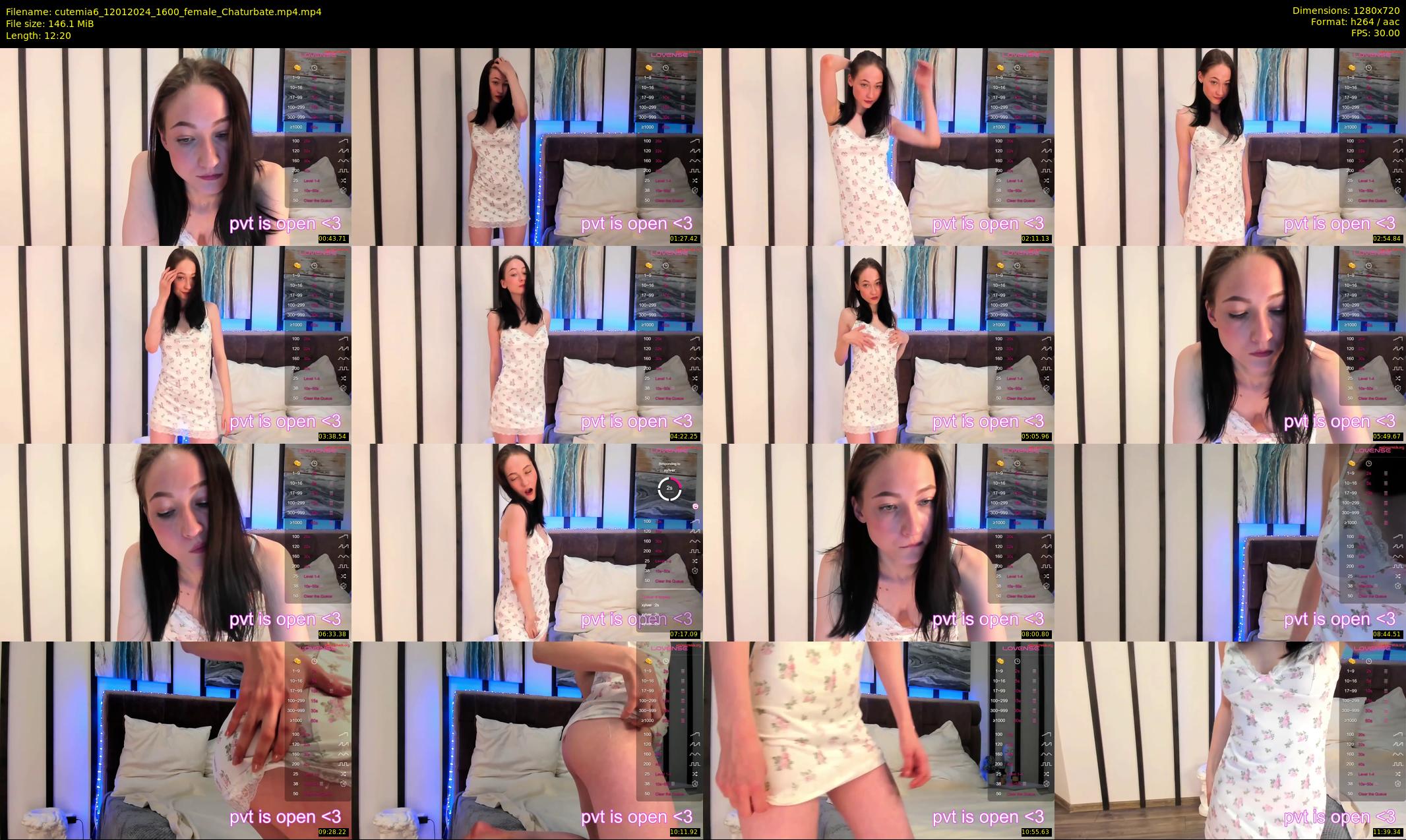 cutemia6 — 13 minute Chaturbate female cam show recording, 720p, Jan 12, 2024
