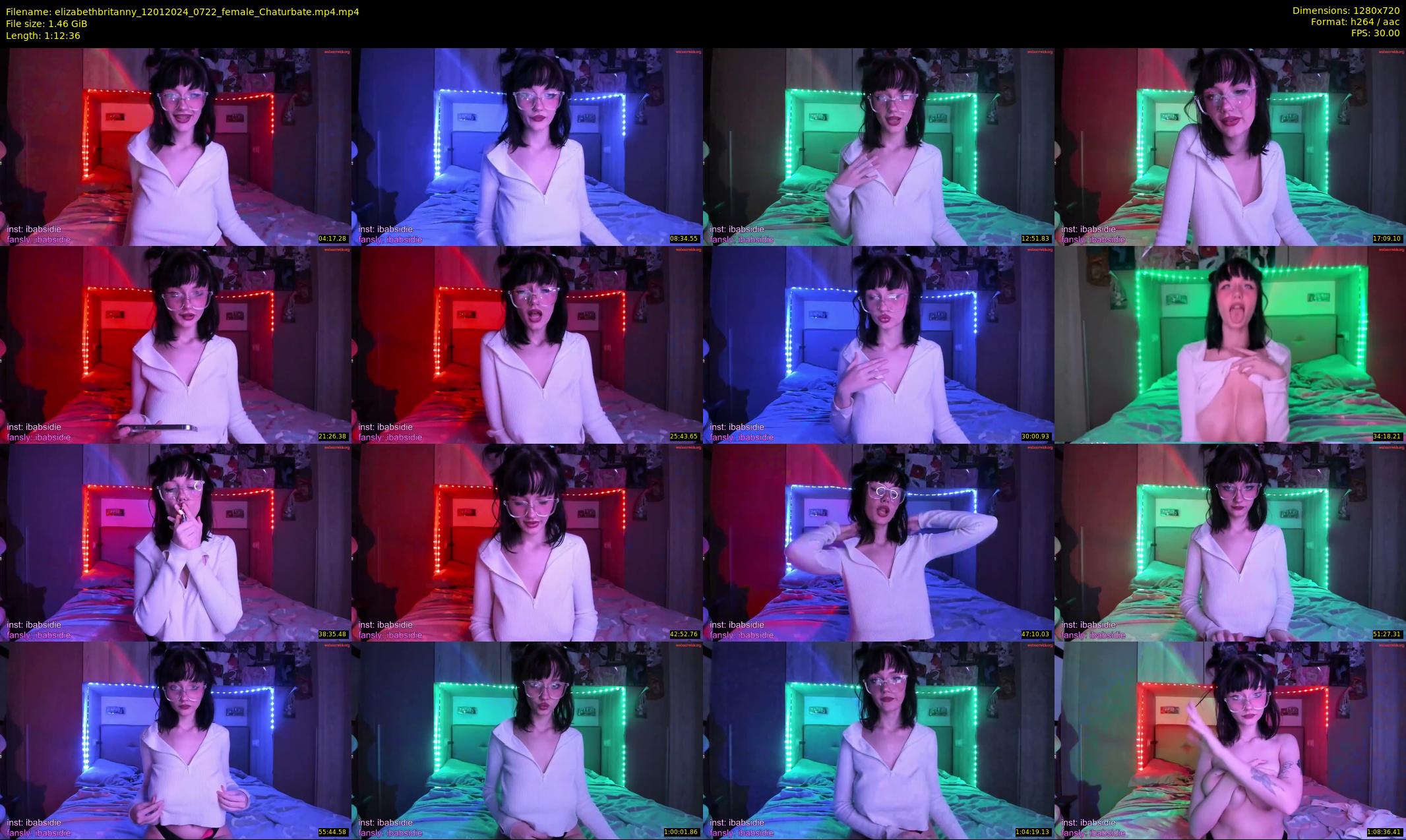 elizabethbritanny — 73 minute Chaturbate female cam show recording, 720p, Jan 12, 2024