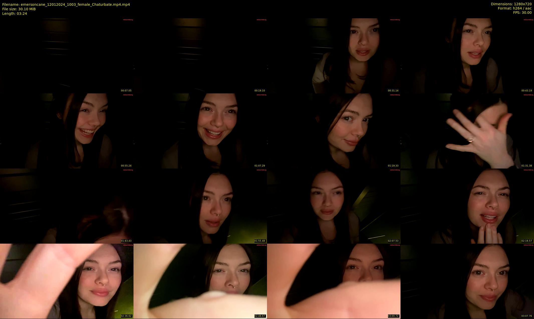 emersoncane — 4 minute Chaturbate female cam show recording, 720p, Jan 12, 2024