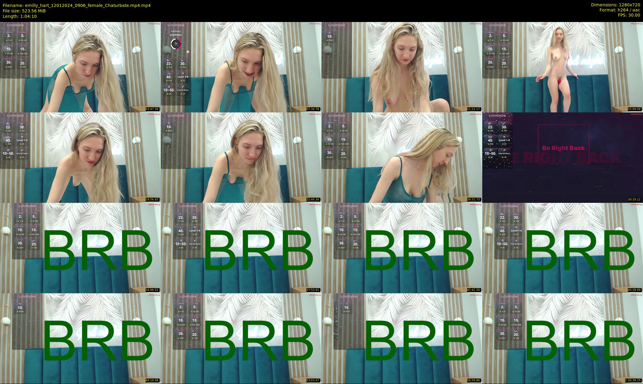 emilly_hart — 65 minute Chaturbate female cam show recording, 720p, Jan 12, 2024