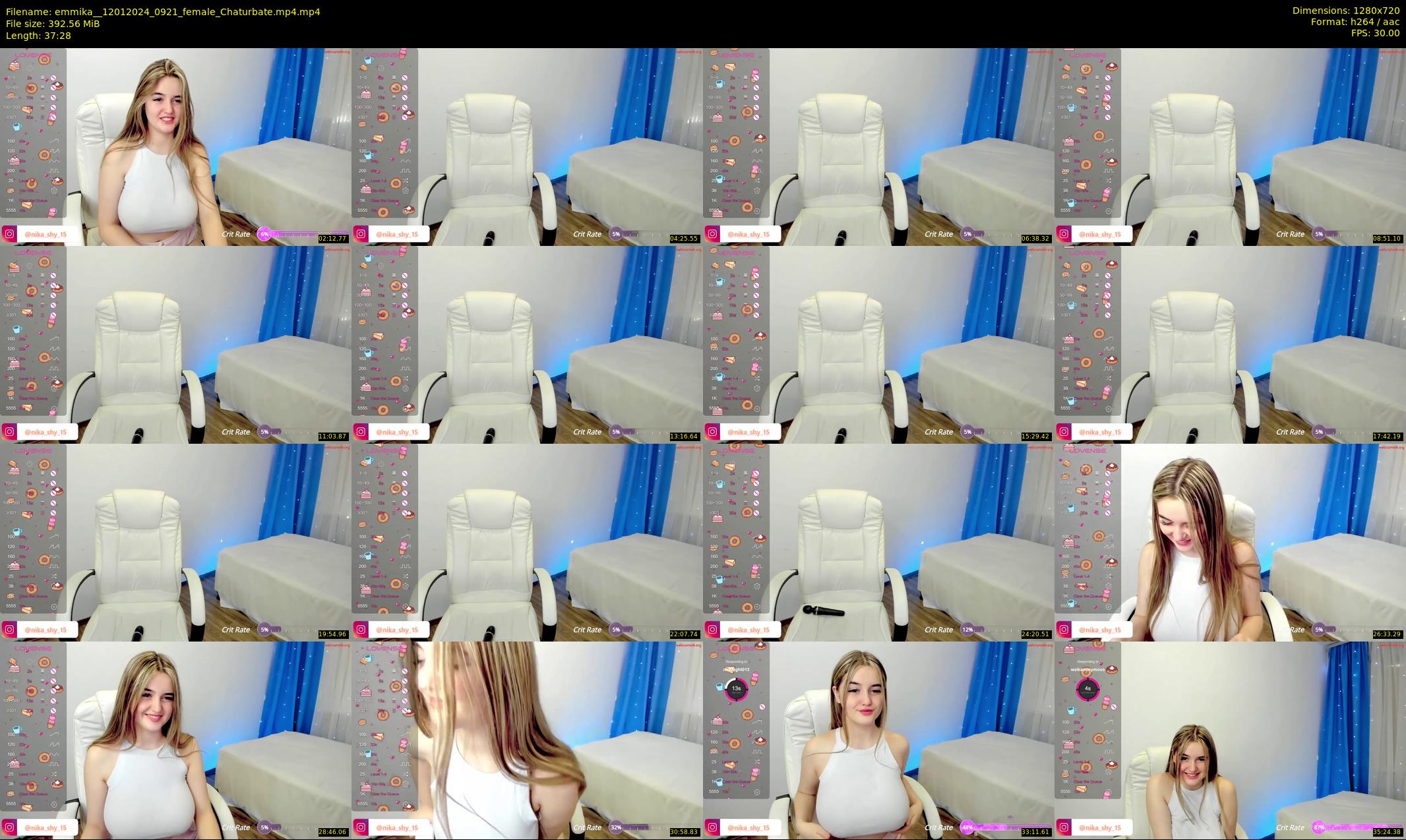 emmika_ — 38 minute Chaturbate female cam show recording, 720p, Jan 12, 2024