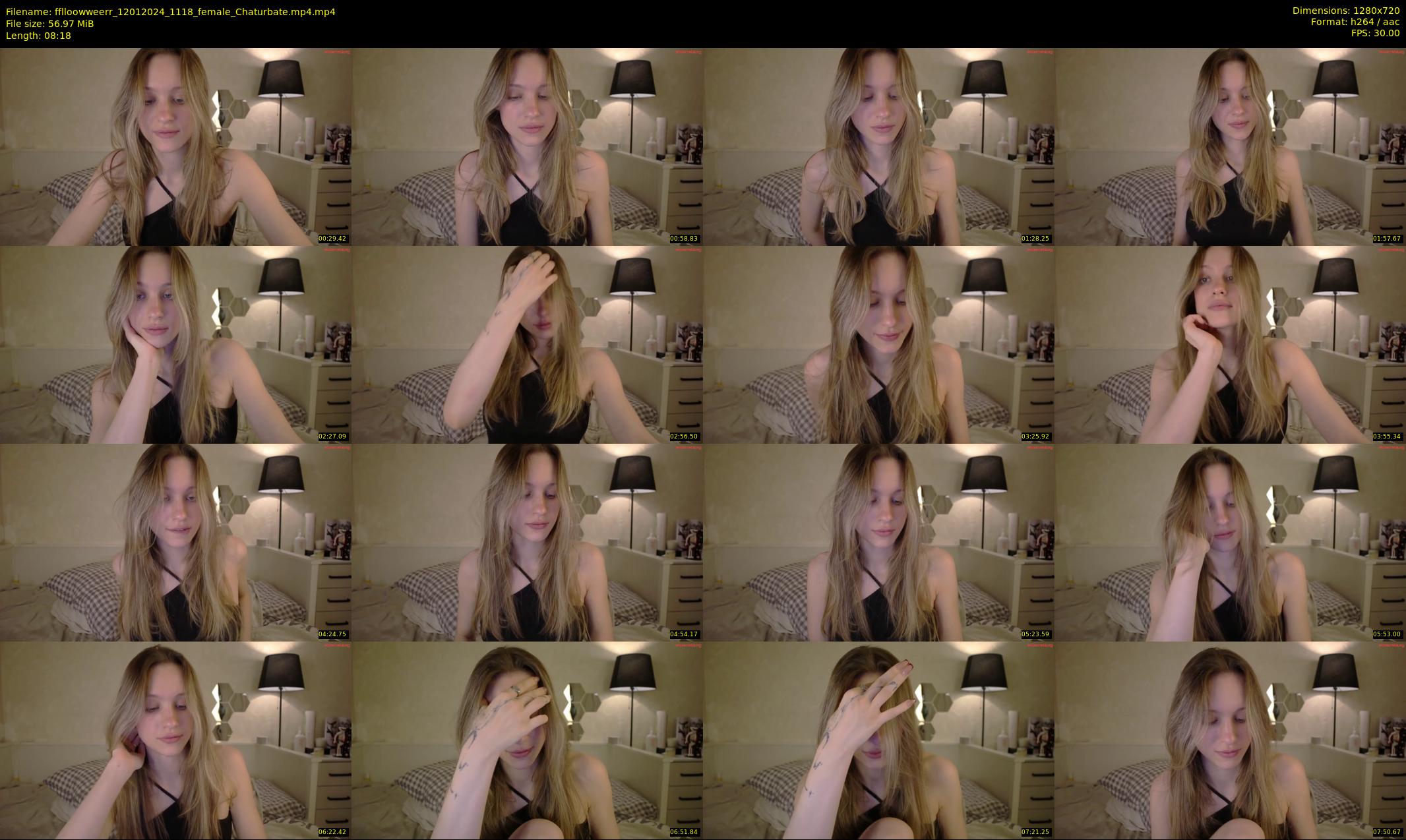 fflloowweerr — 9 minute Chaturbate couple cam show recording, 720p, Jan 12, 2024