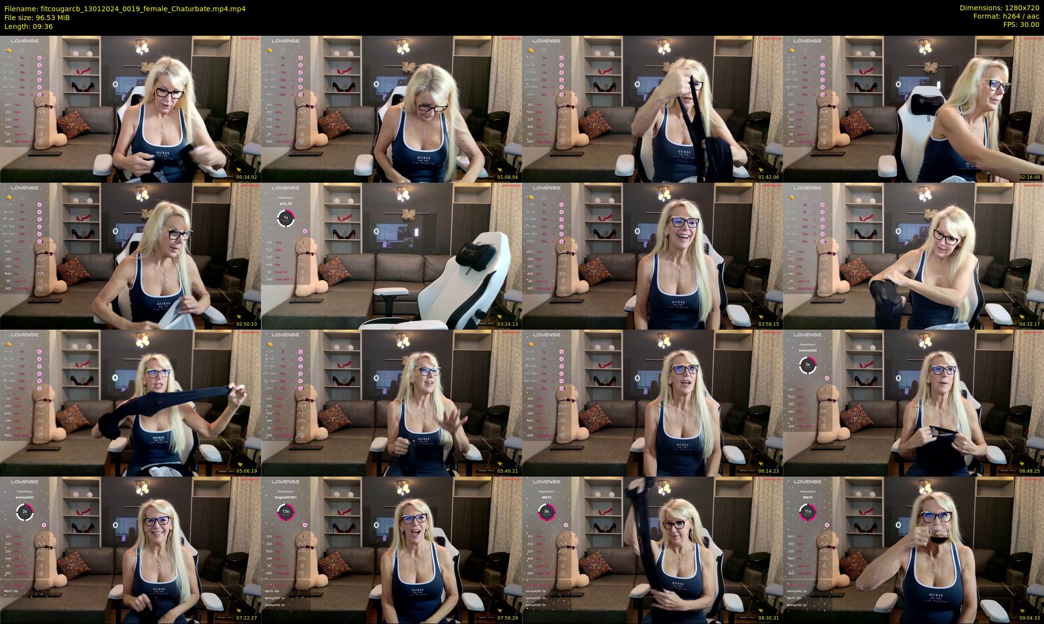 fitcougarcb — 10 minute Chaturbate female cam show recording, 720p, Jan 13, 2024