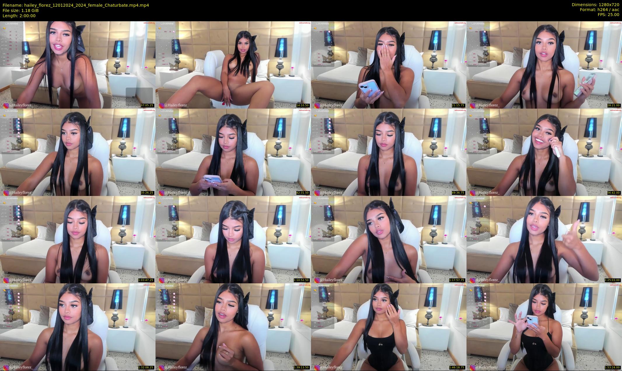 hailey_florez — 120 minute Chaturbate female cam show recording, 720p, Jan 12, 2024