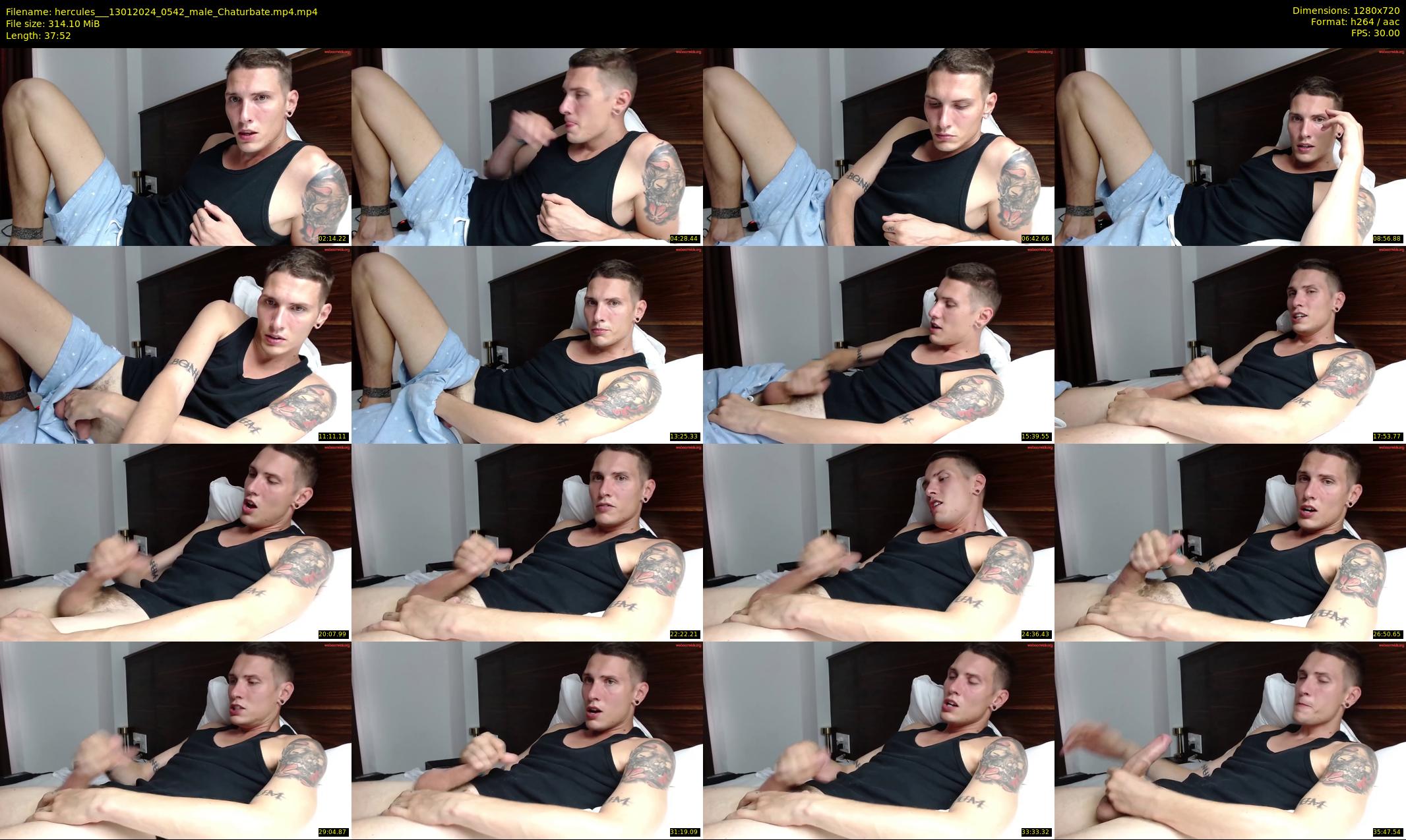 hercules__ — 38 minute Chaturbate male cam show recording, 720p, Jan 13, 2024