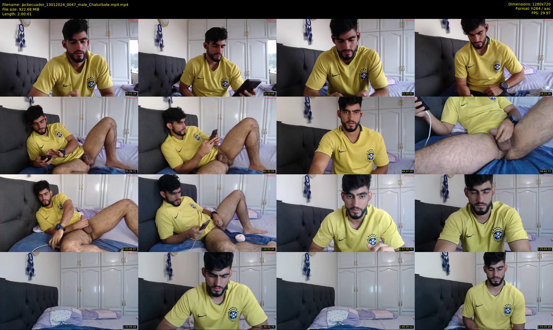 jackecuador — 121 minute Chaturbate male cam show recording, 720p, Jan 13, 2024