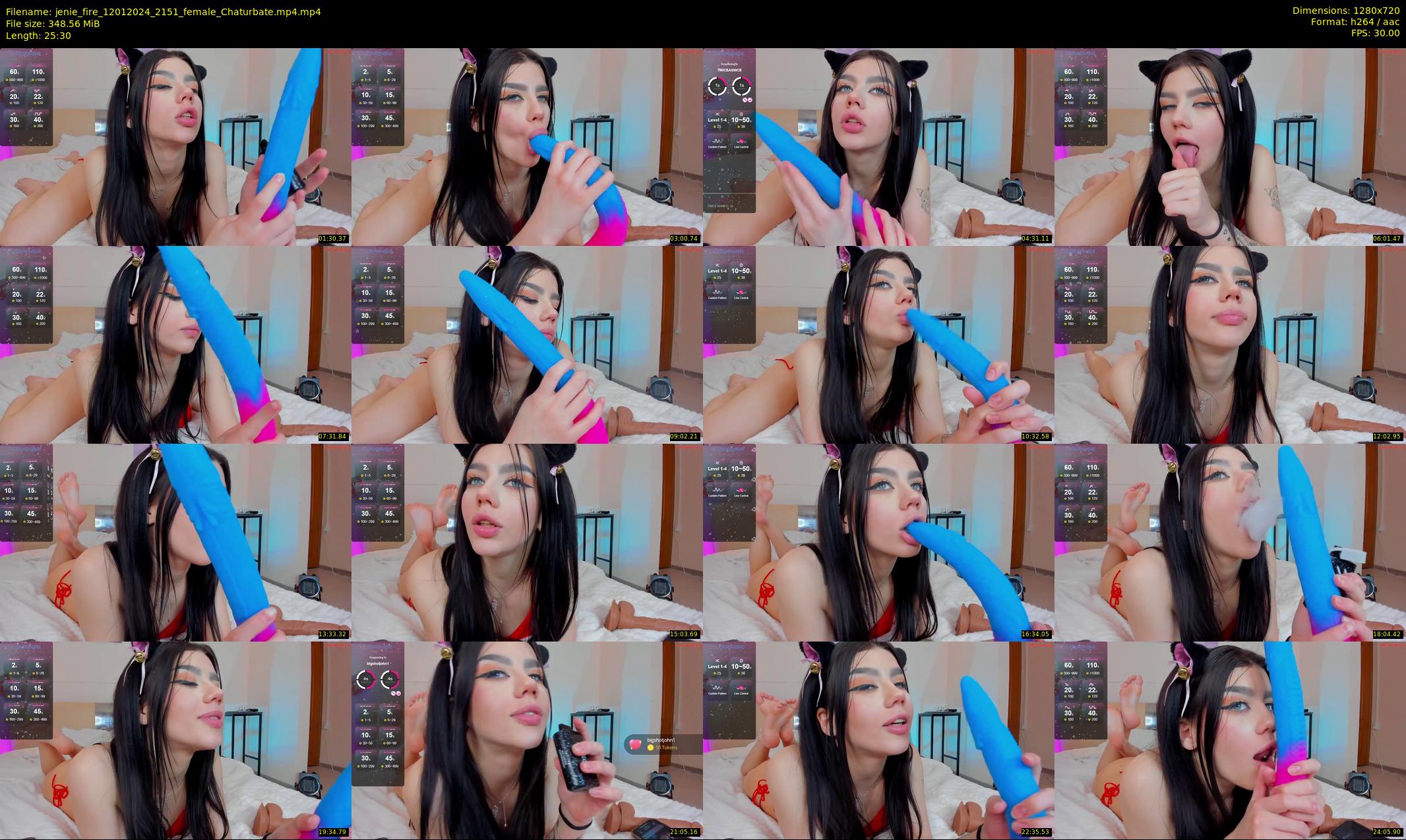 jenie_fire — 26 minute Chaturbate female cam show recording, 720p, Jan 12, 2024