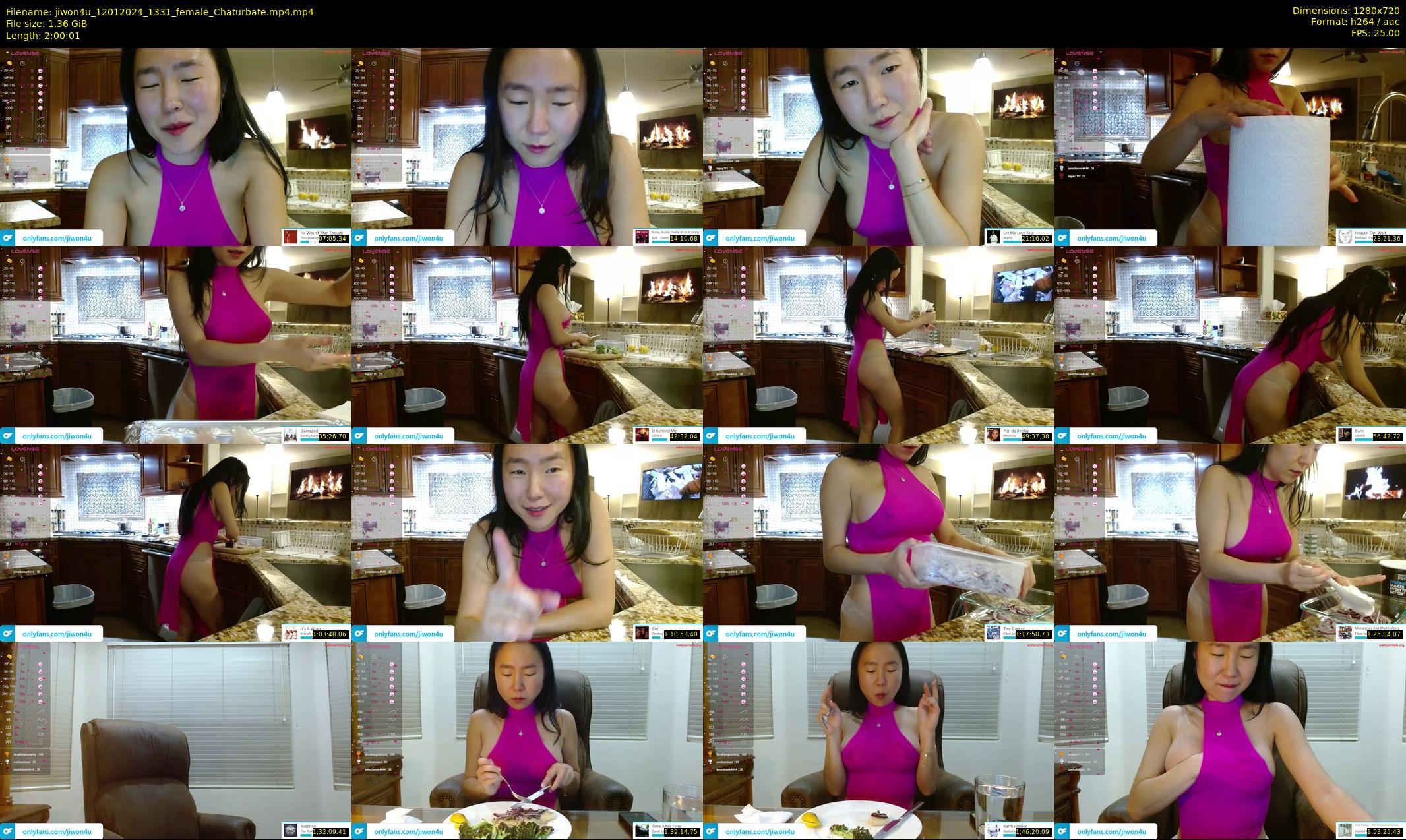 jiwon4u — 121 minute Chaturbate female cam show recording, 720p, Jan 12, 2024