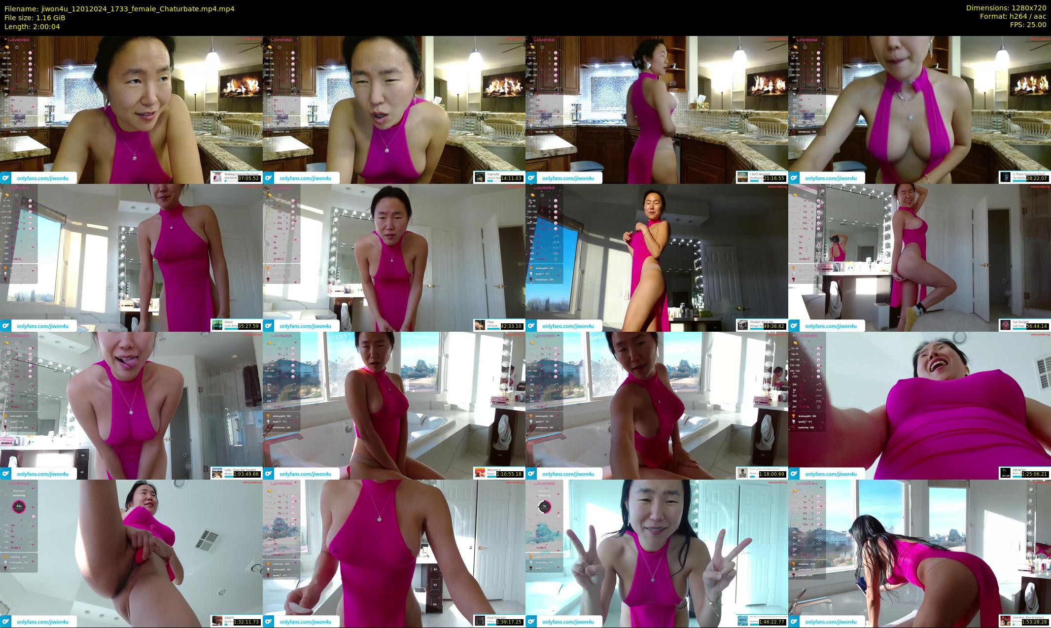 jiwon4u — 121 minute Chaturbate female cam show recording, 720p, Jan 12, 2024