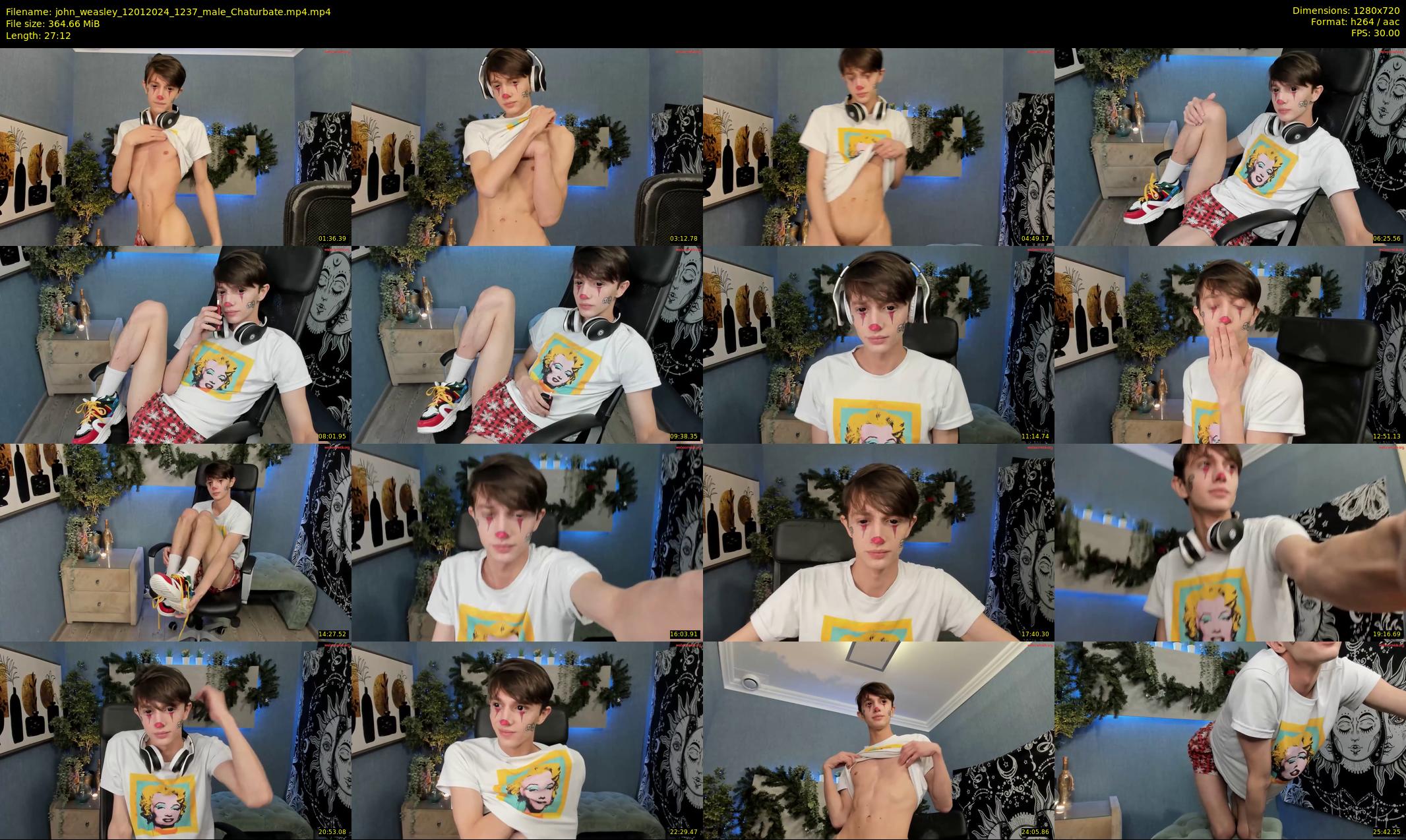 john_weasley — 28 minute Chaturbate male cam show recording, 720p, Jan 12, 2024