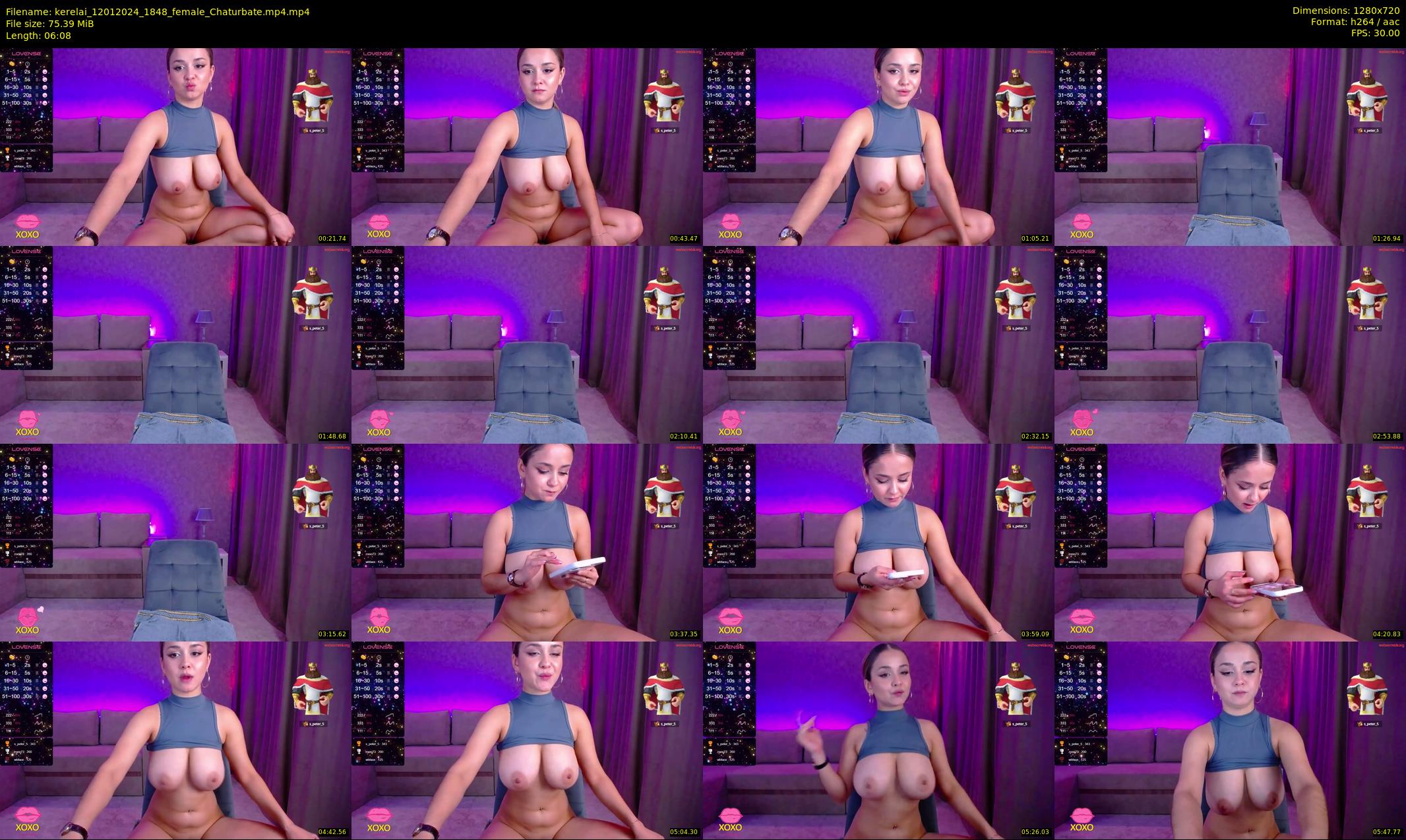 kerelai — 7 minute Chaturbate female cam show recording, 720p, Jan 12, 2024