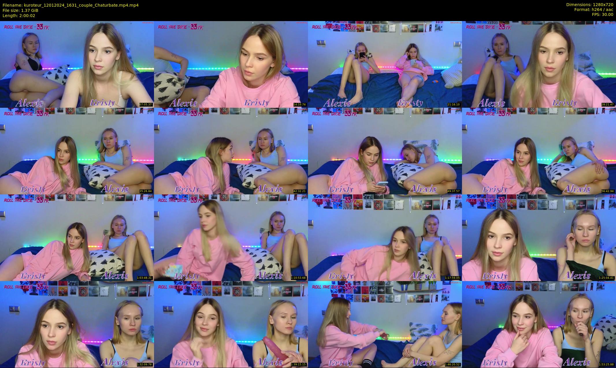 kuroteur — 121 minute Chaturbate couple cam show recording, 720p, Jan 12, 2024
